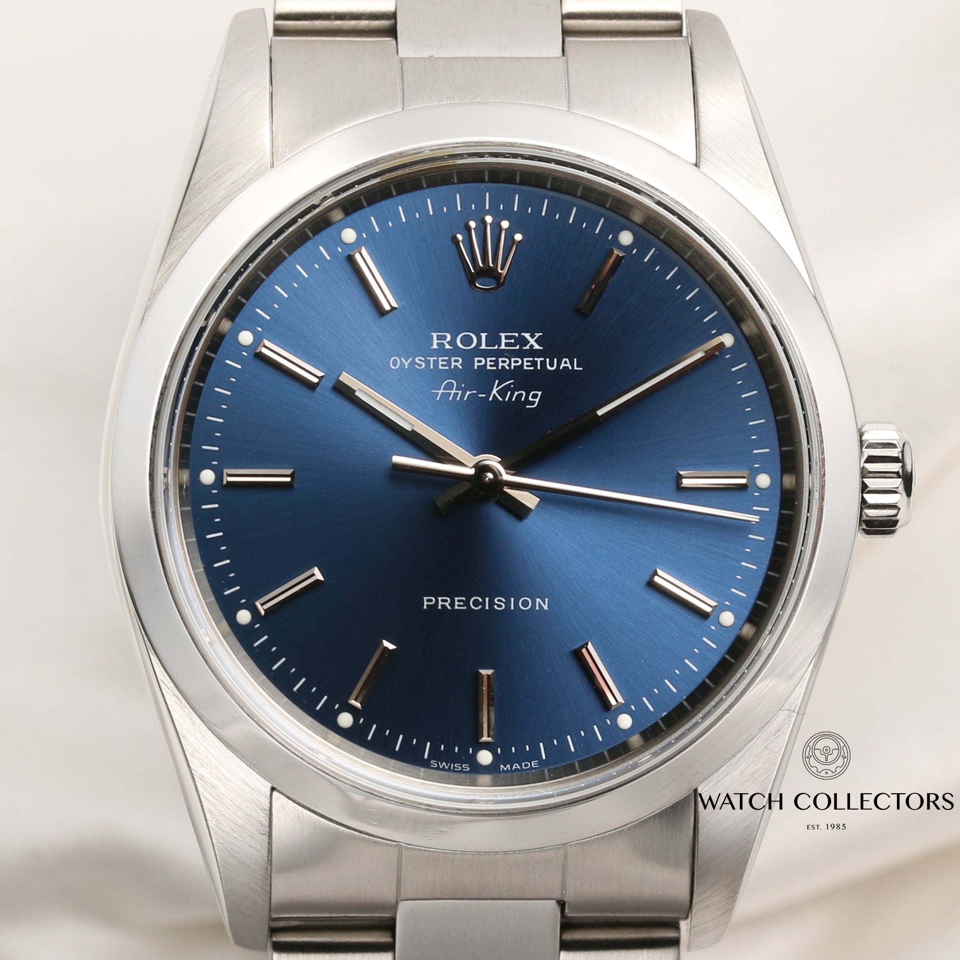 Rolex Air-King 14000M Stainless Steel Second Hand Watch Collectors 2