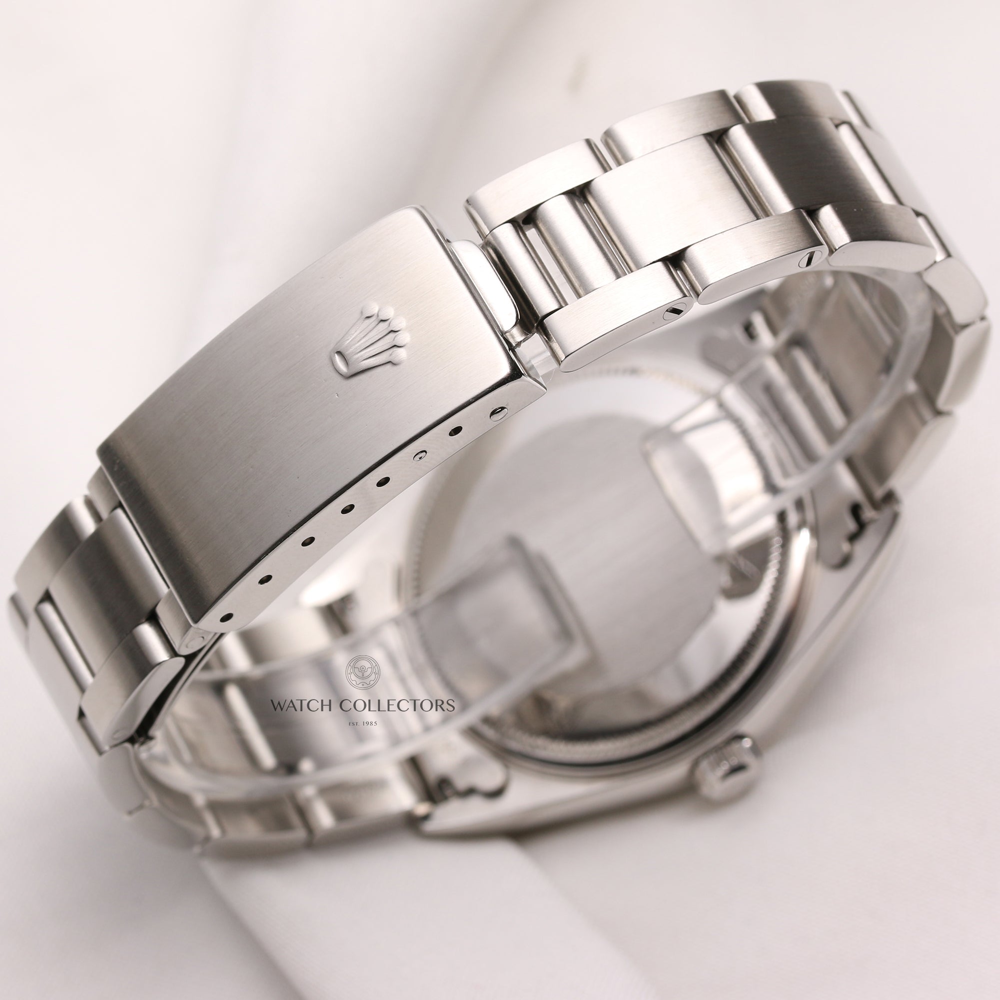 Rolex-Air-King-14000M-Stainless-Steel-Silver-Dial-Second-Hand-Watch-Collectors-5