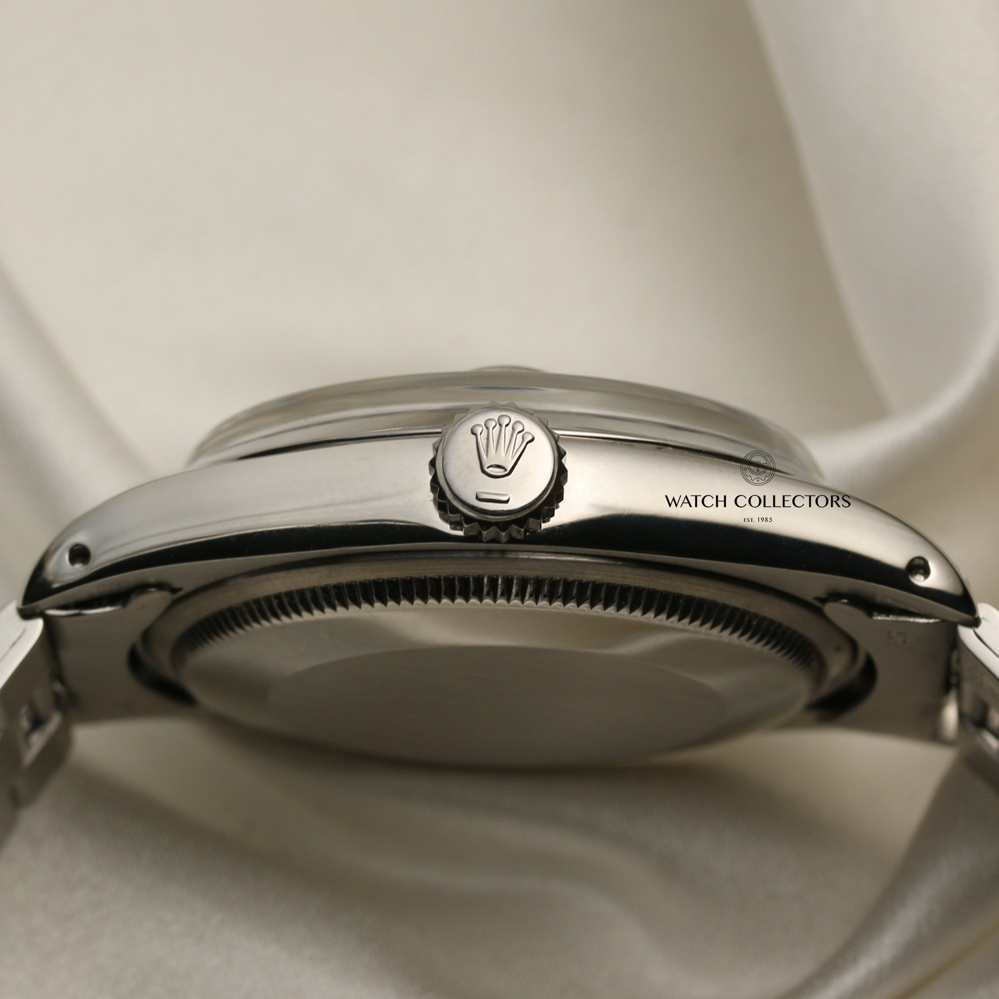 Rolex Air King Date Stainless Steel Second Hand Watch Collectors 5