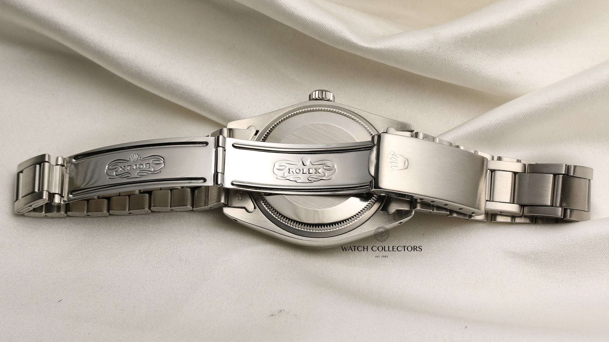 Rolex Air King Date Stainless Steel Second Hand Watch Collectors 7