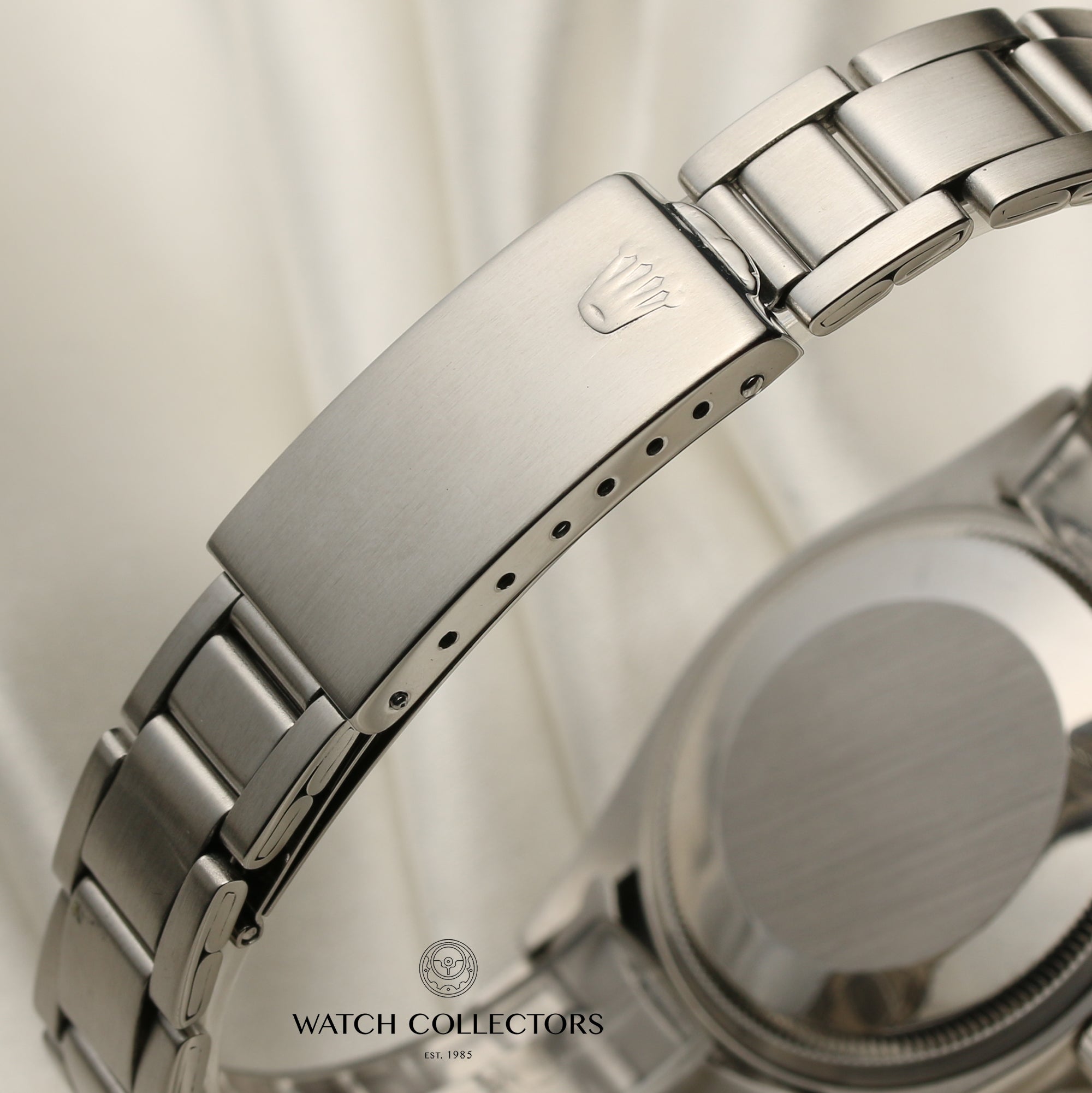 Rolex Air King Date Stainless Steel Second Hand Watch Collectors 8