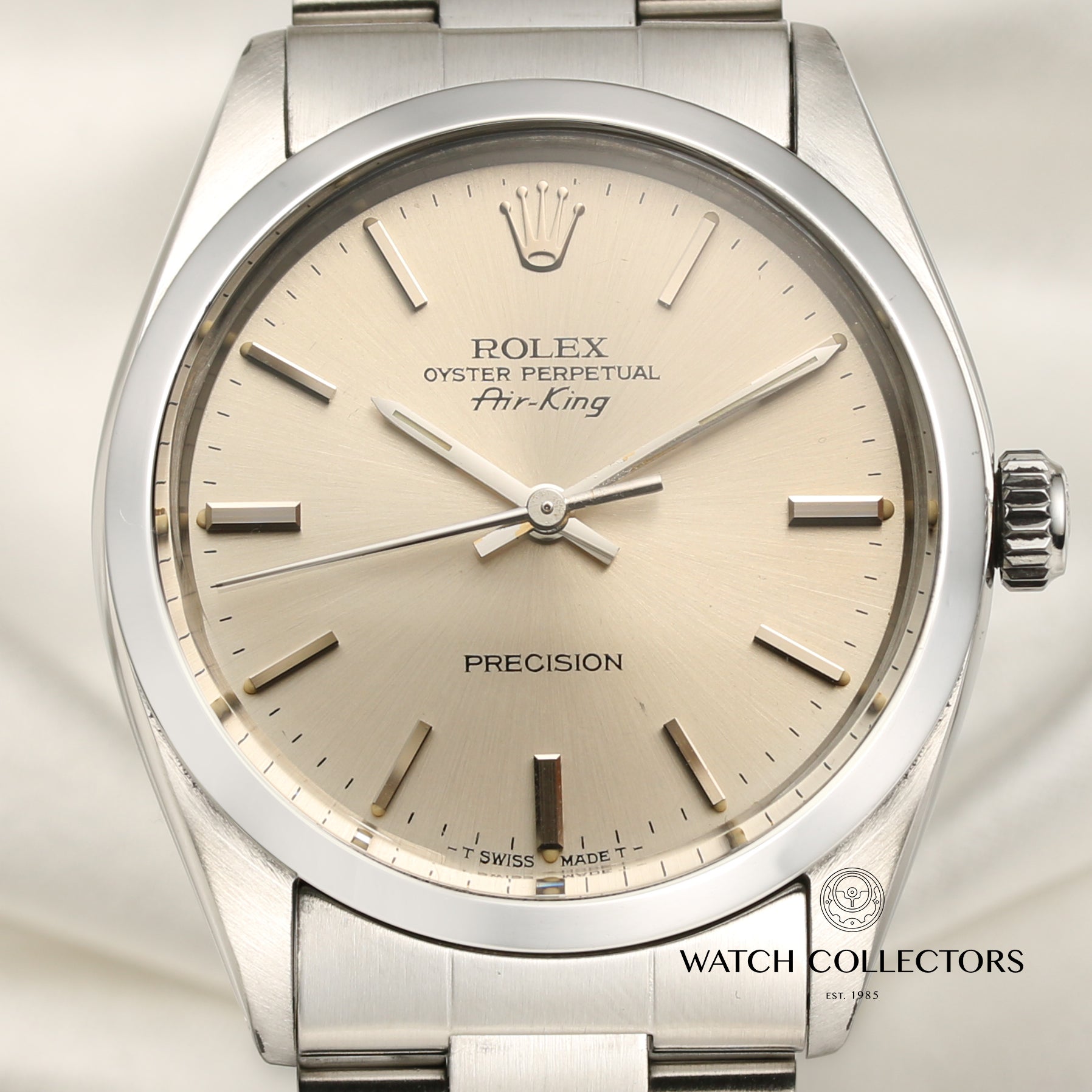 Rolex Air-King Stainless Steel Second Hand Watch Collectors 2