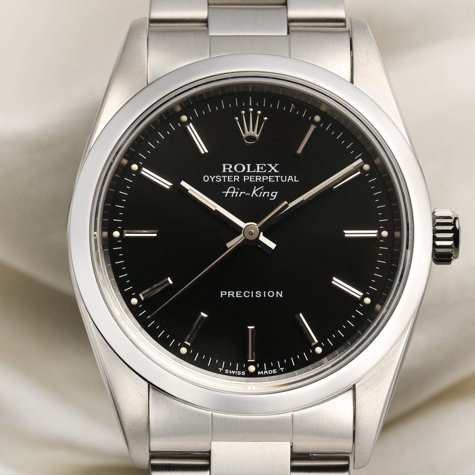 Rolex Air King Stainless Steel Second Hand Watch Collectors 2