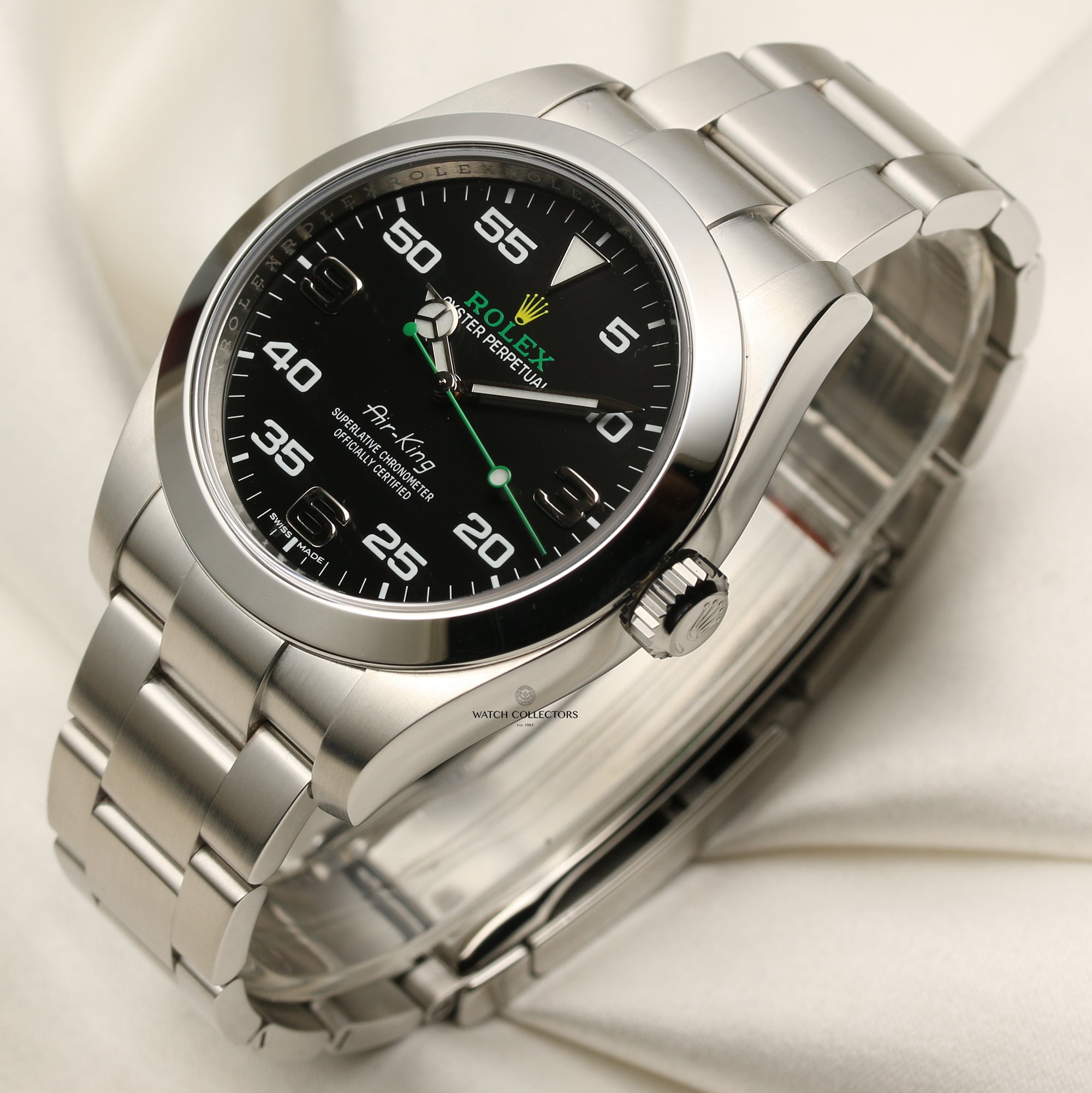 Rolex Air-King Stainless Steel Second Hand Watch Collectors 3