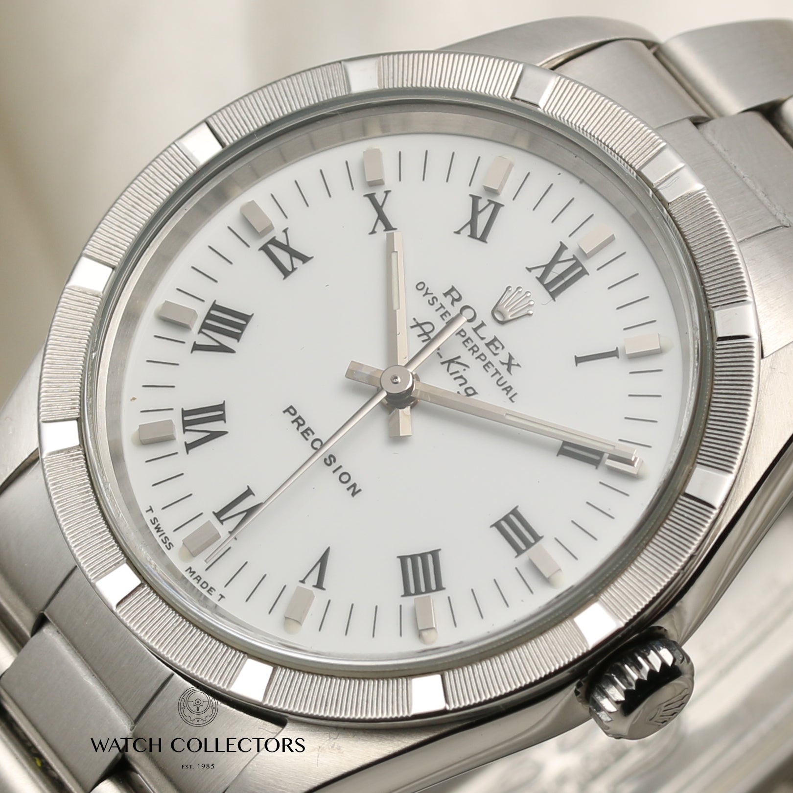 Rolex Air-King Stainless Steel Second Hand Watch Collectors 4