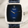 Rolex Cellini 18K White Blue Degrading Spider Dial Second Hand Watch Collectors 2
