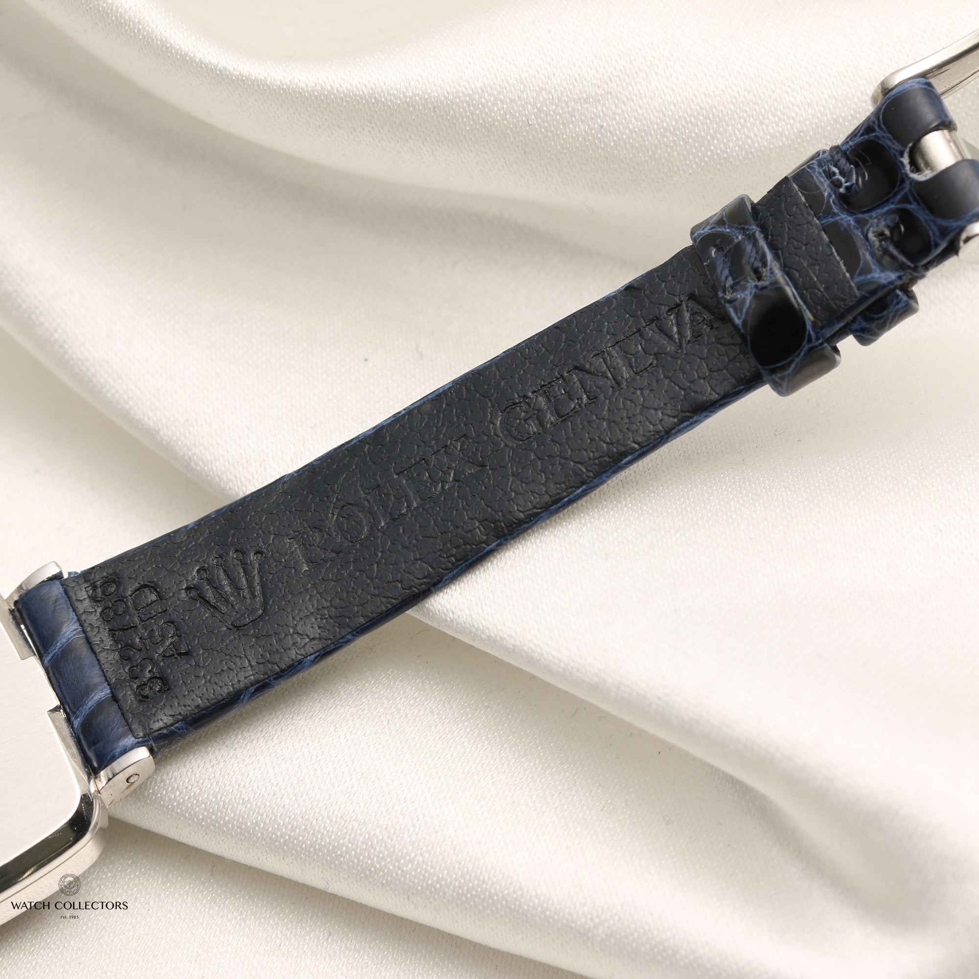 Rolex Cellini 18K White Blue Degrading Spider Dial Second Hand Watch Collectors 8