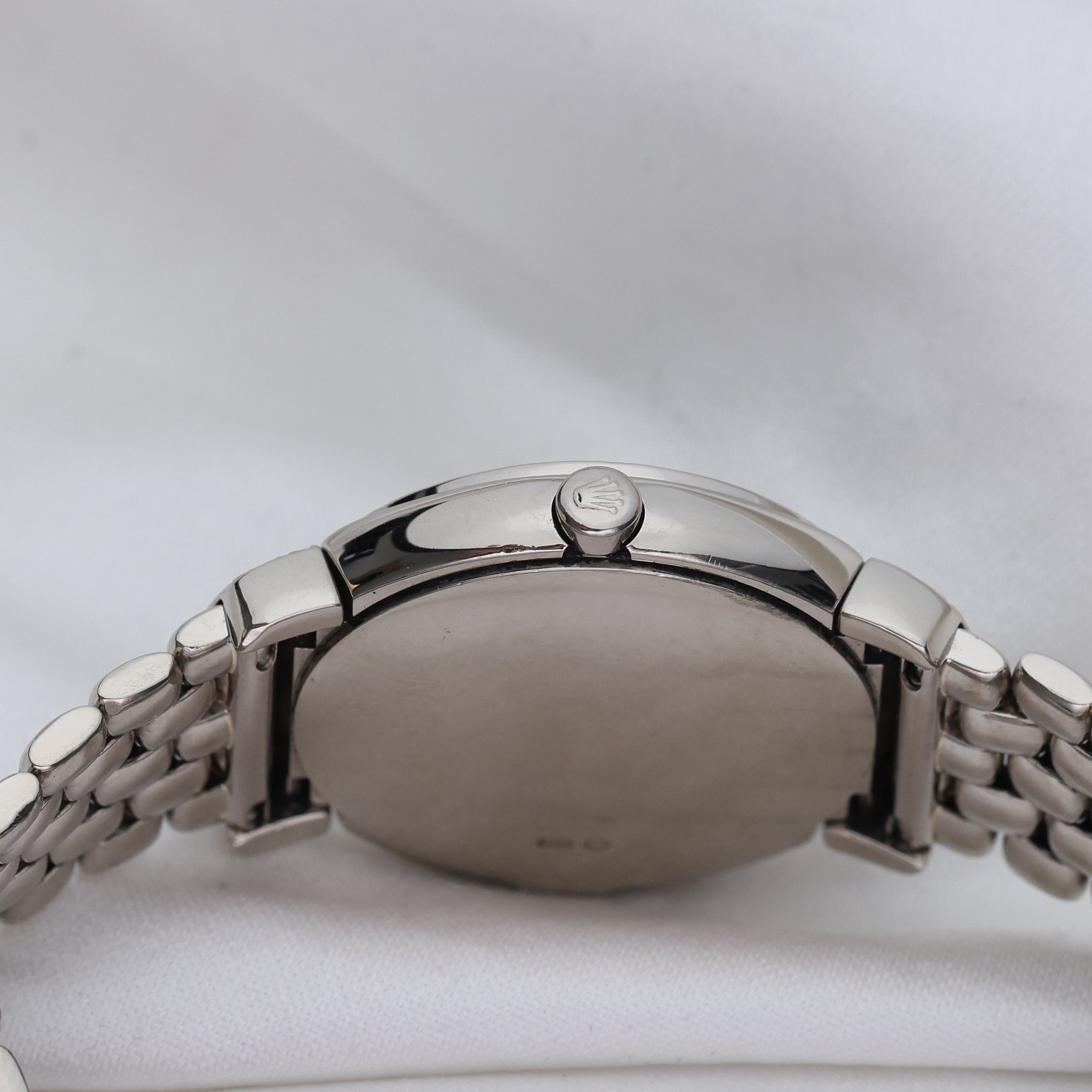 Rolex Cellini 18K White Gold Diamond Second Hand Watch Collectors 5