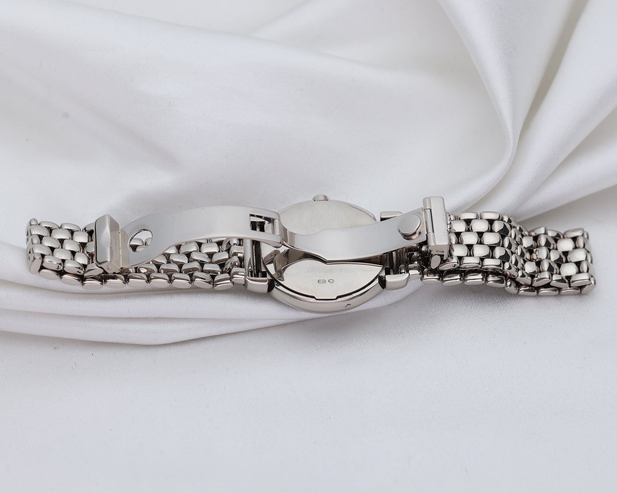 Rolex Cellini 18K White Gold Diamond Second Hand Watch Collectors 6