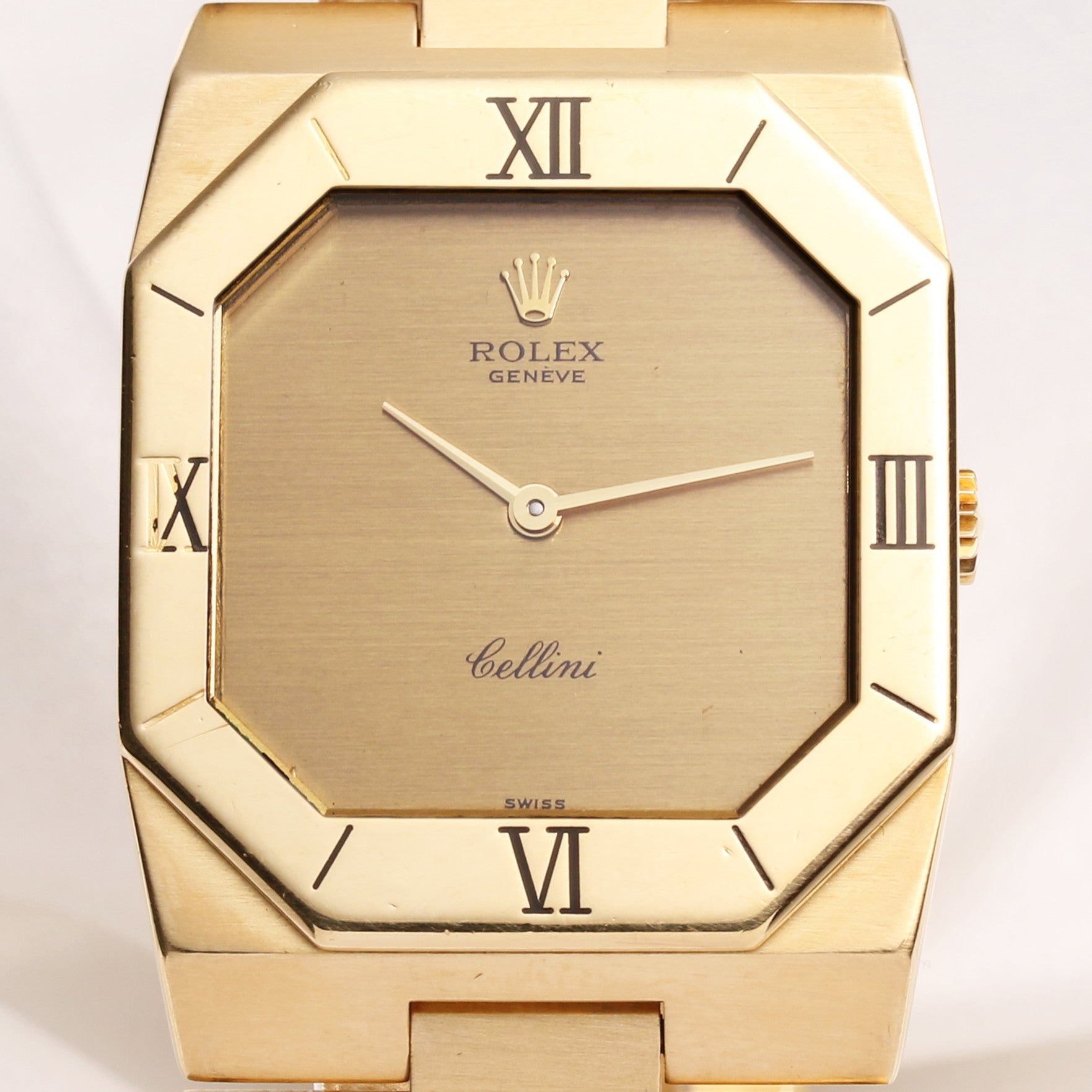 Rolex Cellini 18K Yellow Gold Second Hand Watch Collectors 2