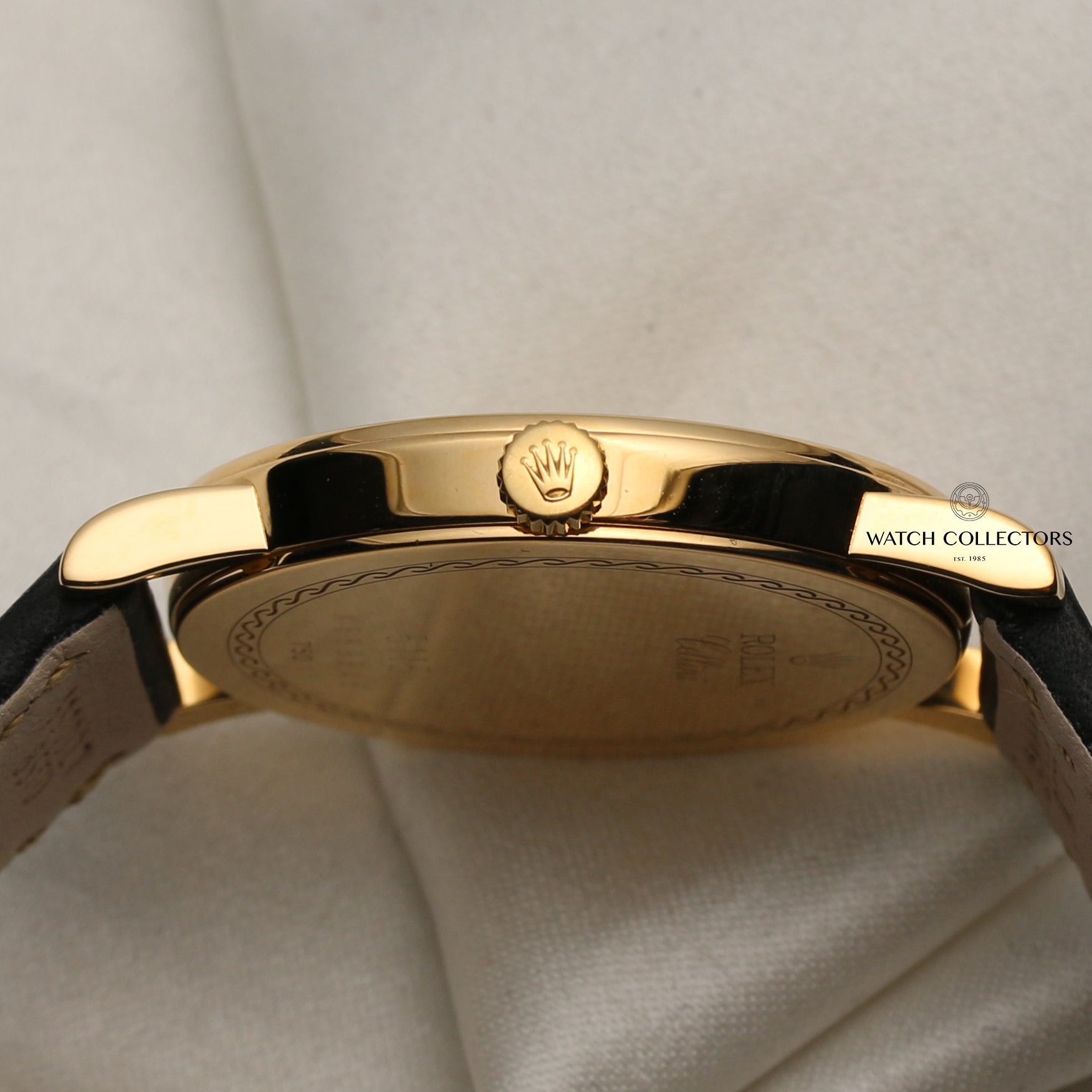 Rolex Cellini 18K Yellow Gold Second Hand Watch Collectors 5