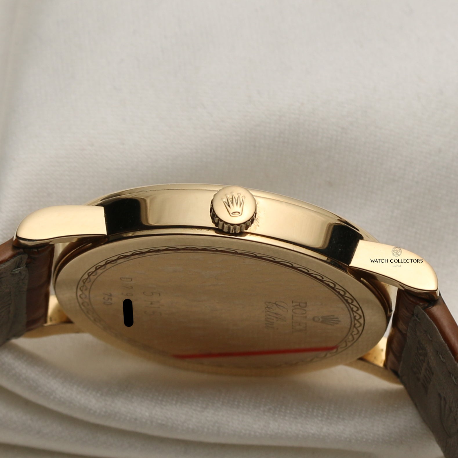 Rolex Cellini 18K Yellow Gold Second Hand Watch Collectors 5
