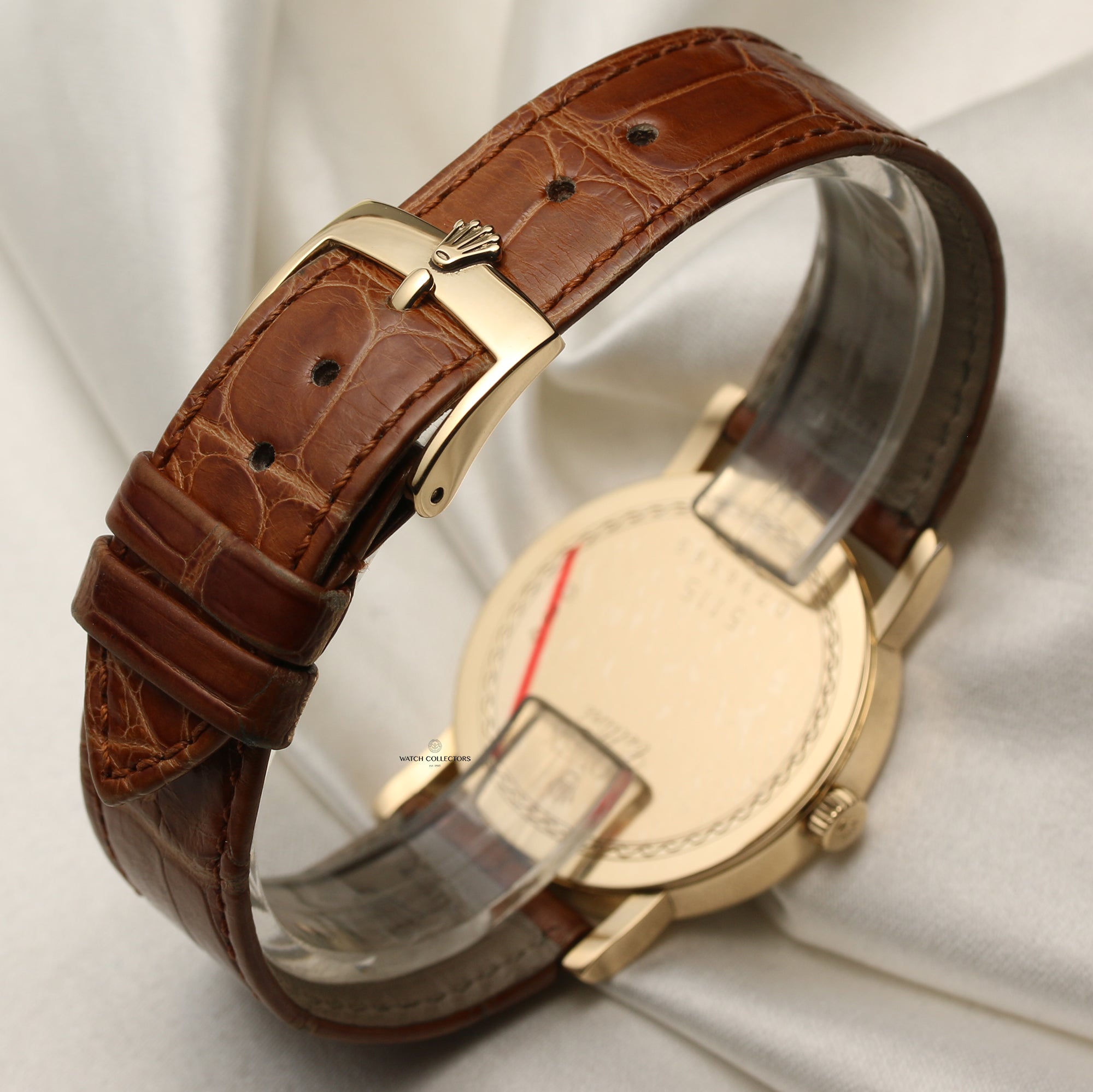 Rolex Cellini 18K Yellow Gold Second Hand Watch Collectors 6