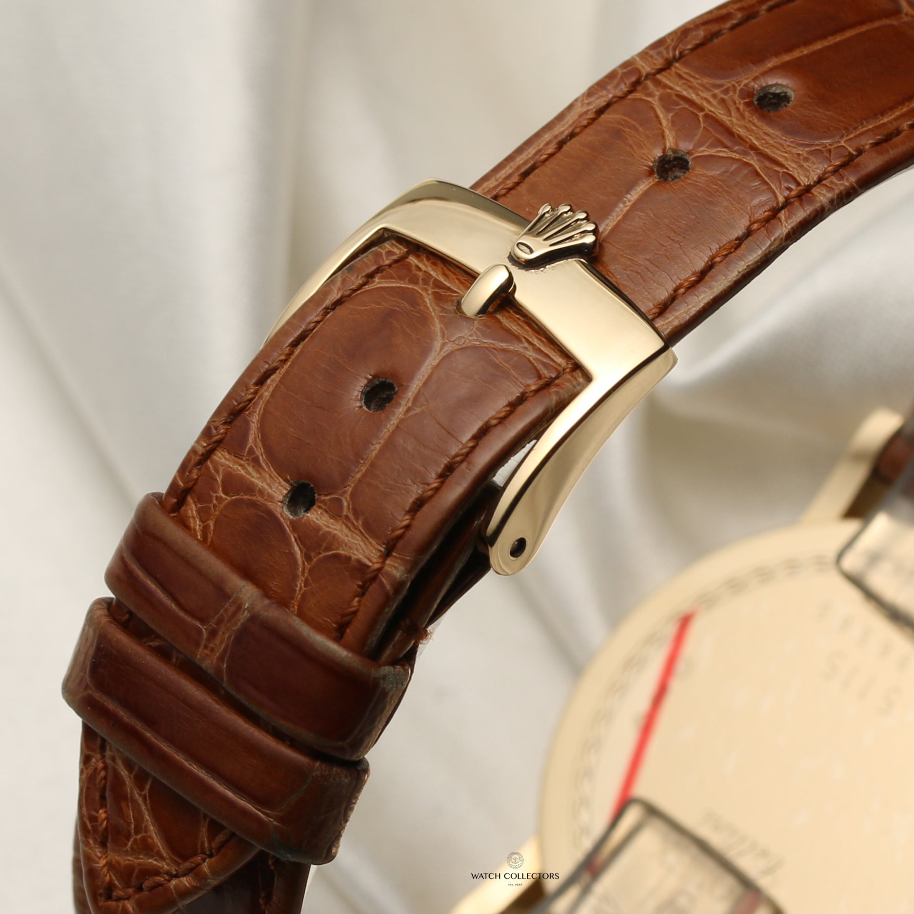 Rolex Cellini 18K Yellow Gold Second Hand Watch Collectors 7