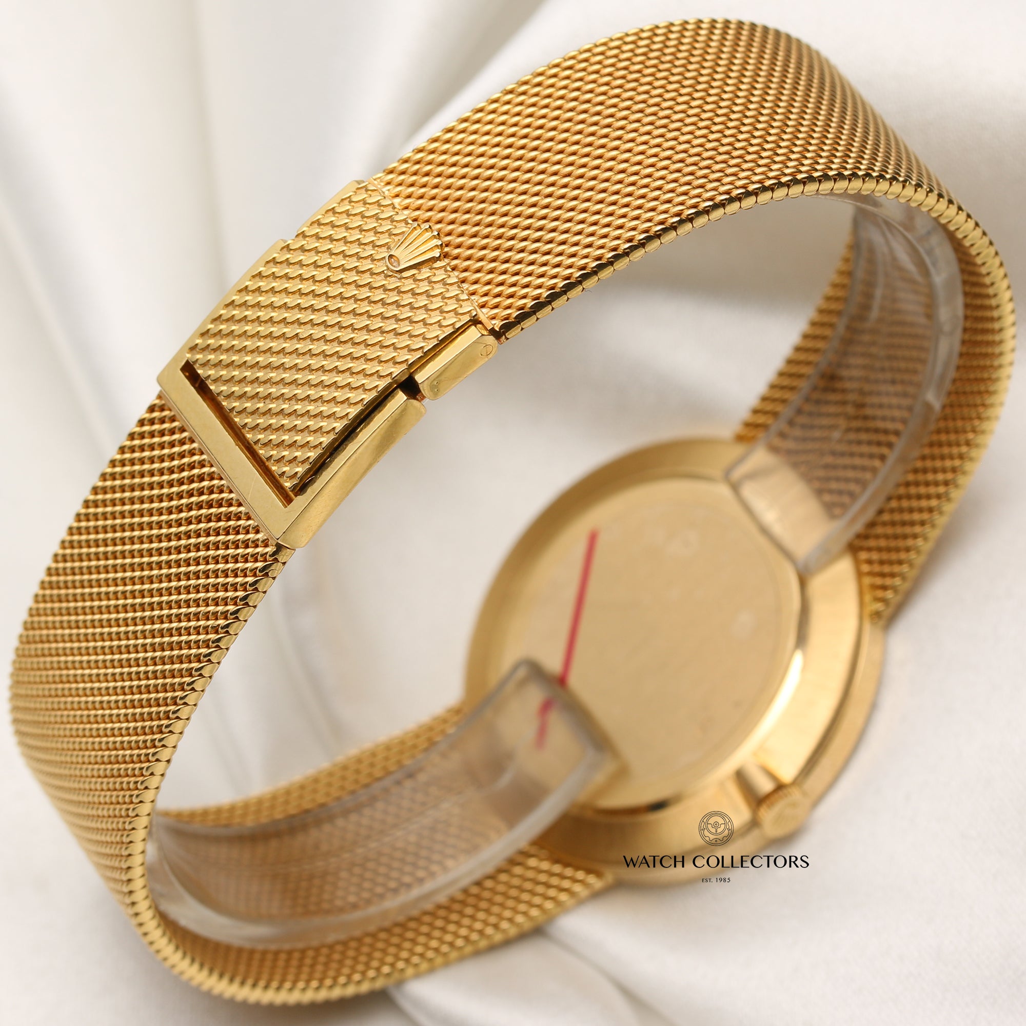 Rolex Cellini 18K Yellow Gold Second Hand Watch Collectors 7