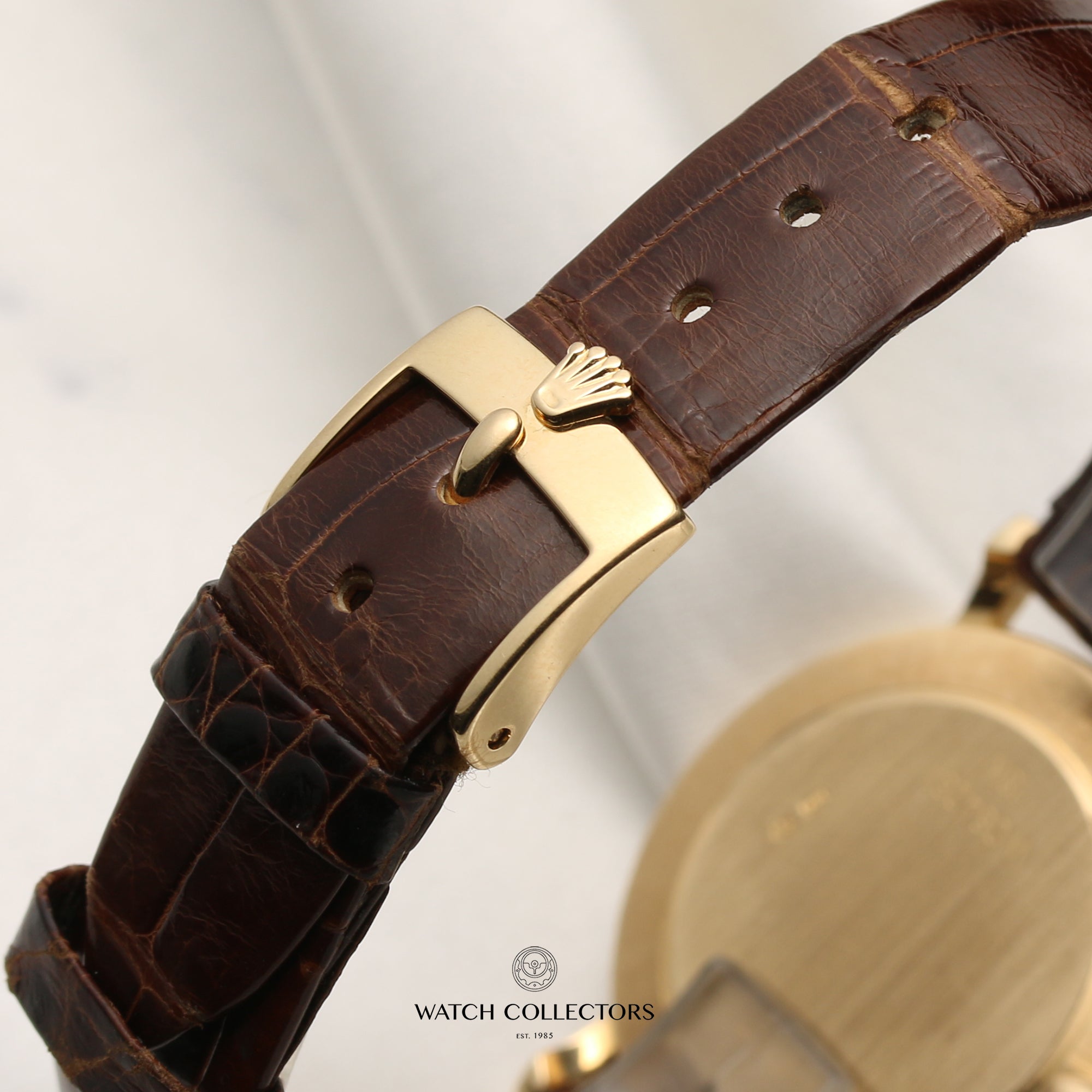 Rolex Cellini 18K Yellow Gold Second Hand Watch Collectors 8