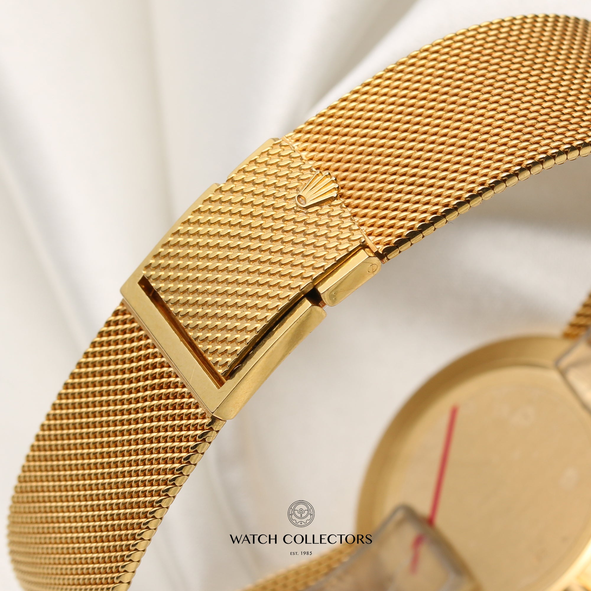 Rolex Cellini 18K Yellow Gold Second Hand Watch Collectors 8