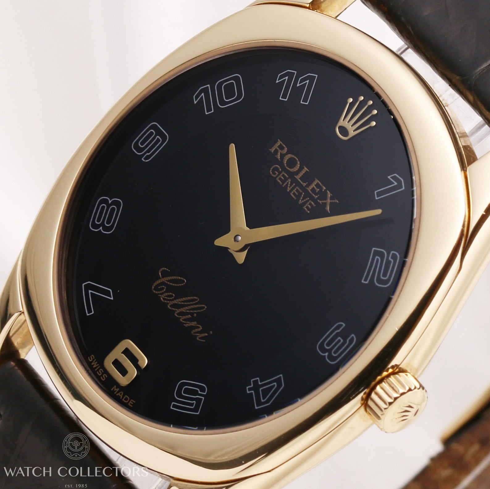 Rolex-Cellini-4233-18k-Yellow-Gold-Second-Hand-Watch-Collectors-4