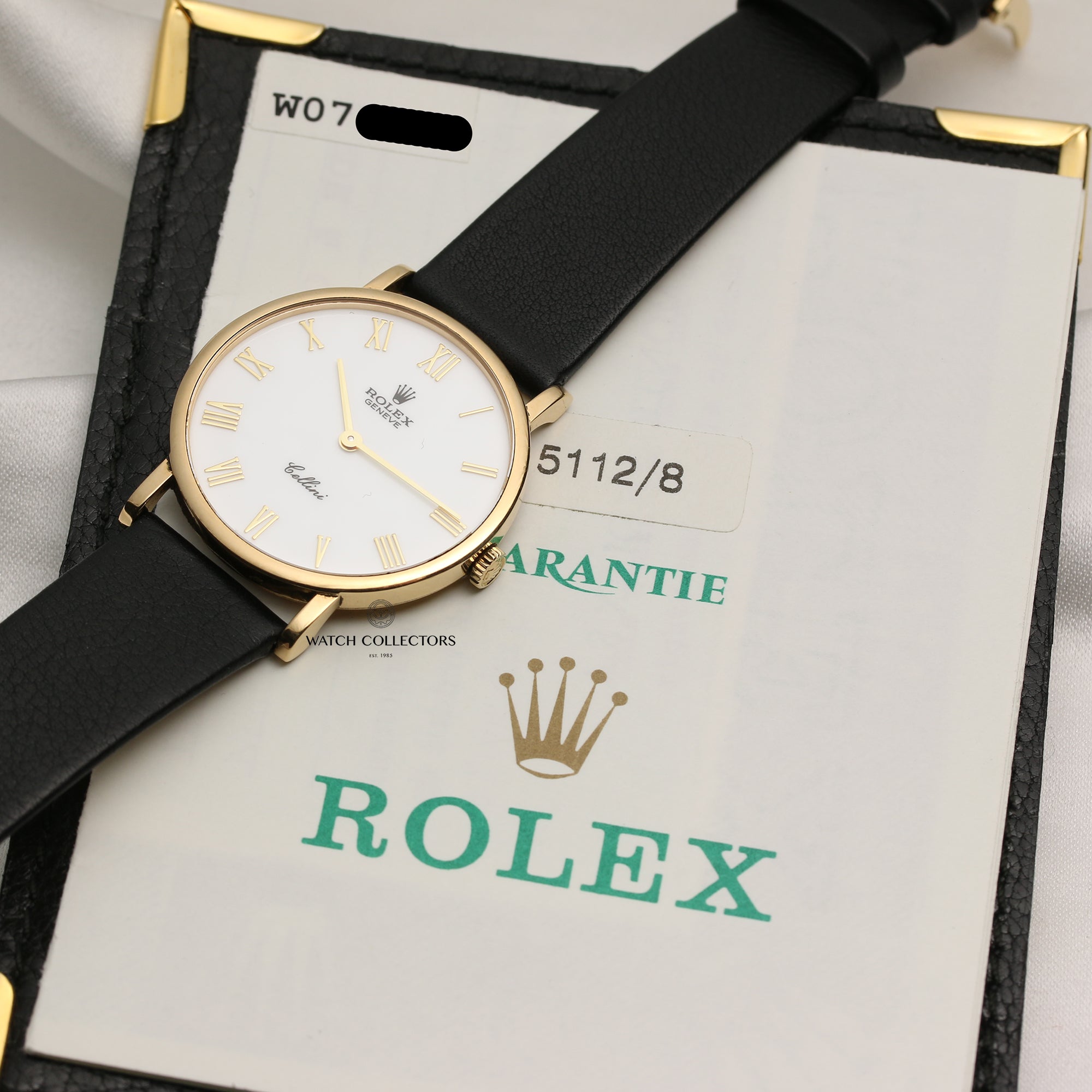 Rolex Cellini 5112_8 18K Yellow Gold Second Hand Watch Collectors 7
