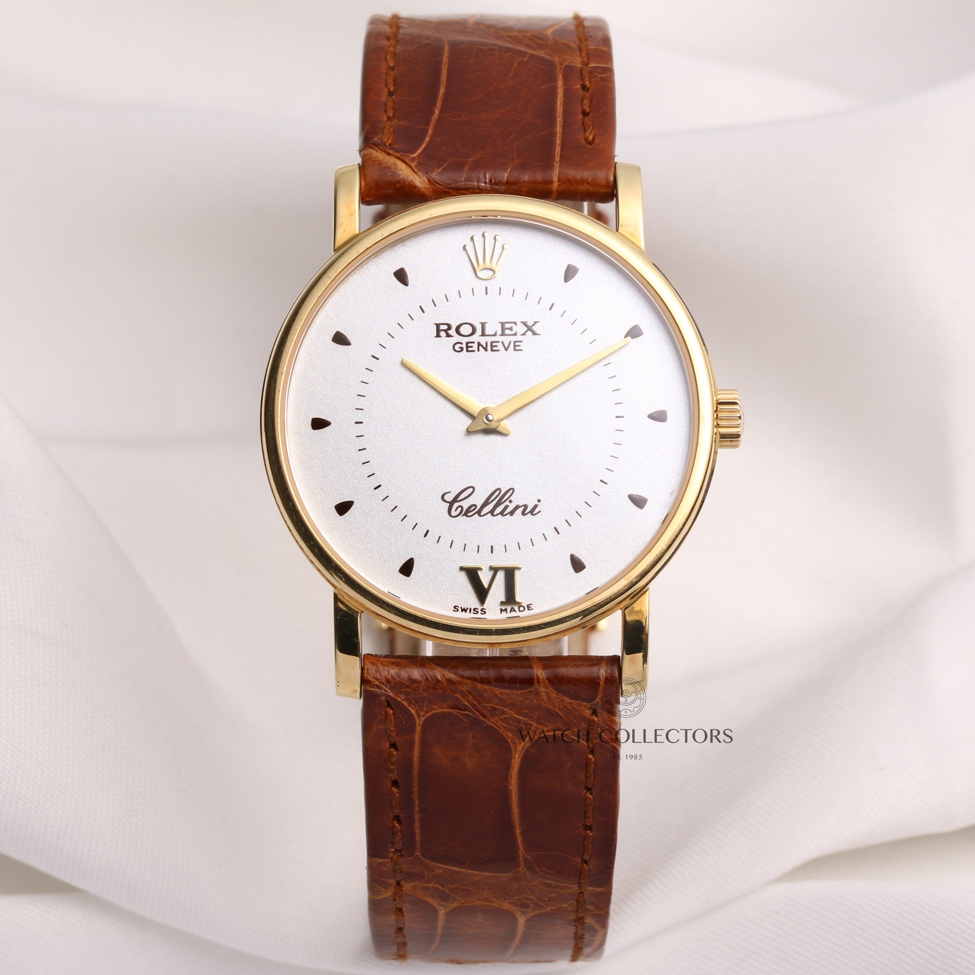 Rolex-Cellini-5115-18K-Yellow-Gold-Second-Hand-Watch-Collectors-1
