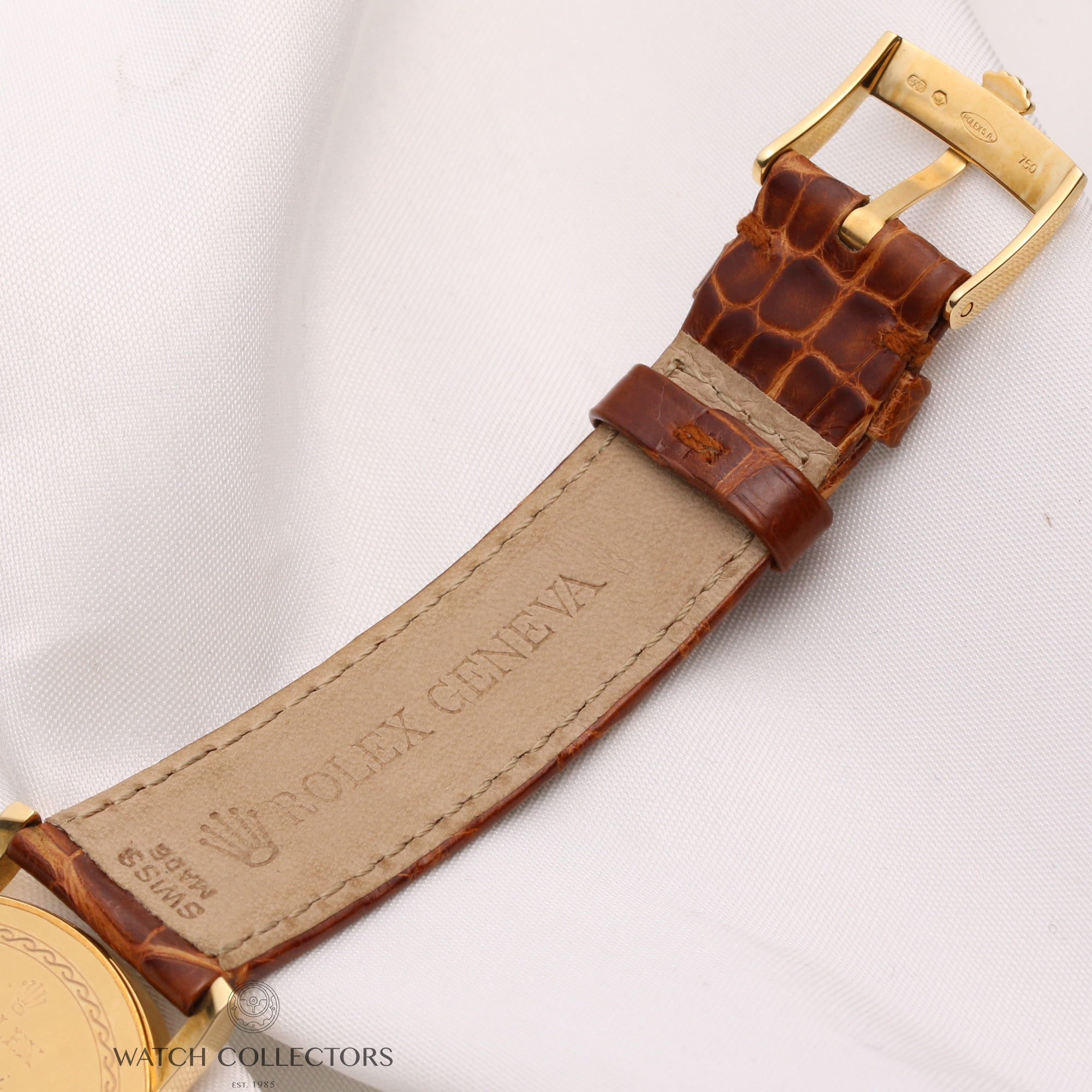 Rolex-Cellini-5115-18K-Yellow-Gold-Second-Hand-Watch-Collectors-6