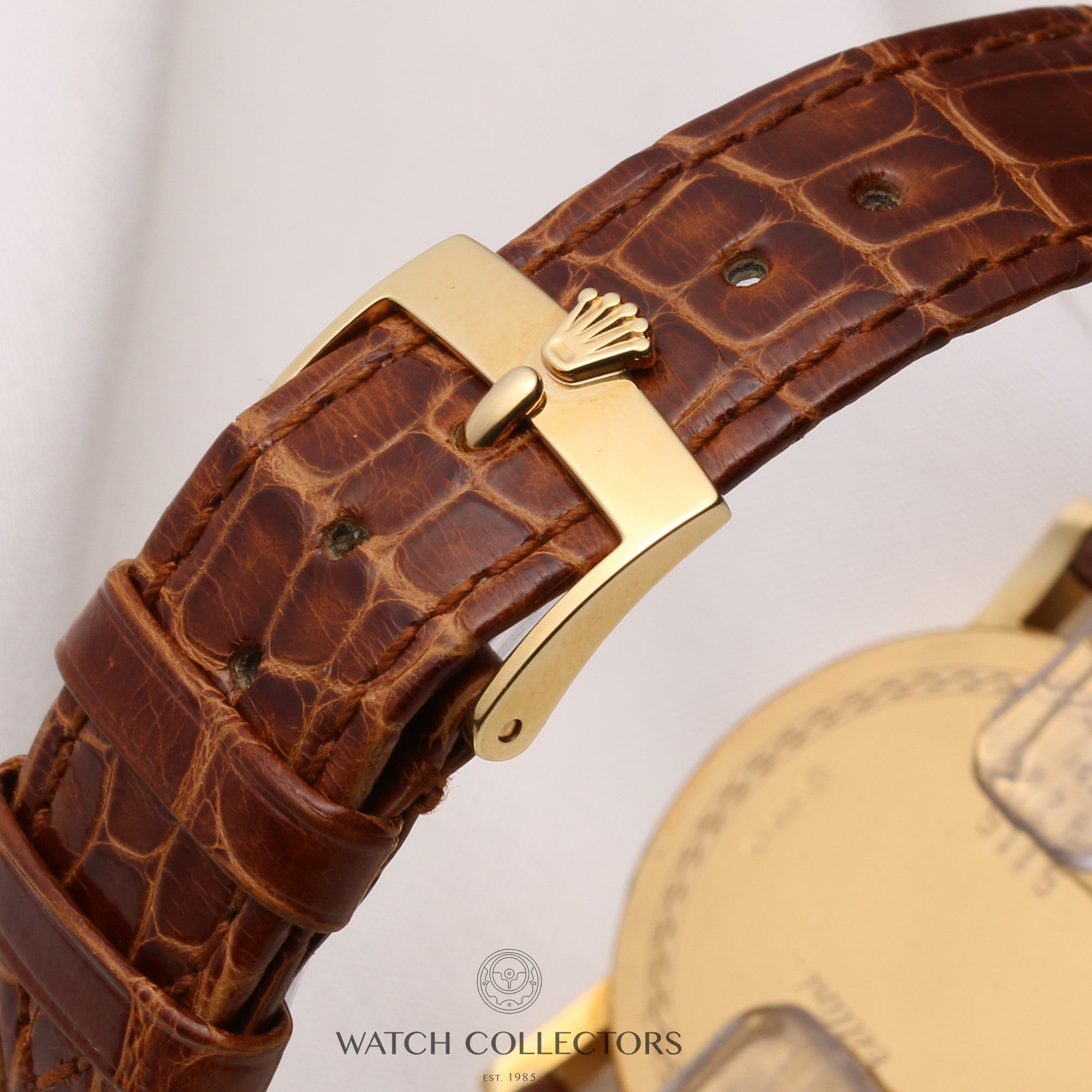 Rolex-Cellini-5115-18K-Yellow-Gold-Second-Hand-Watch-Collectors-8