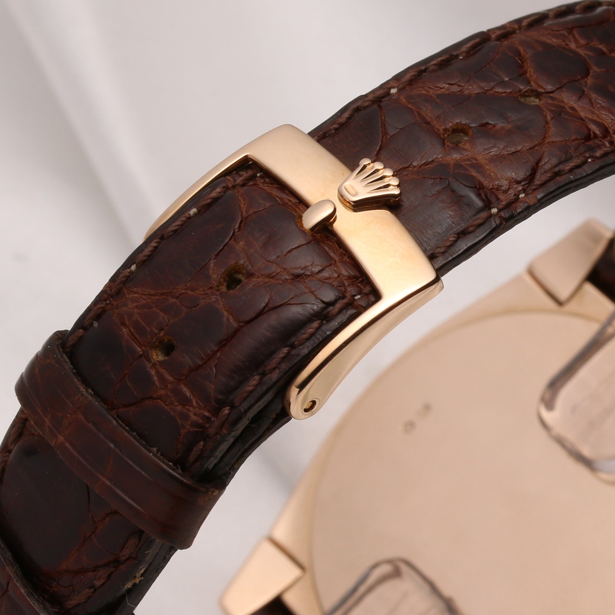 Rolex Cellini 5330 18K Rose Gold Second Hand Watch Collectors 6