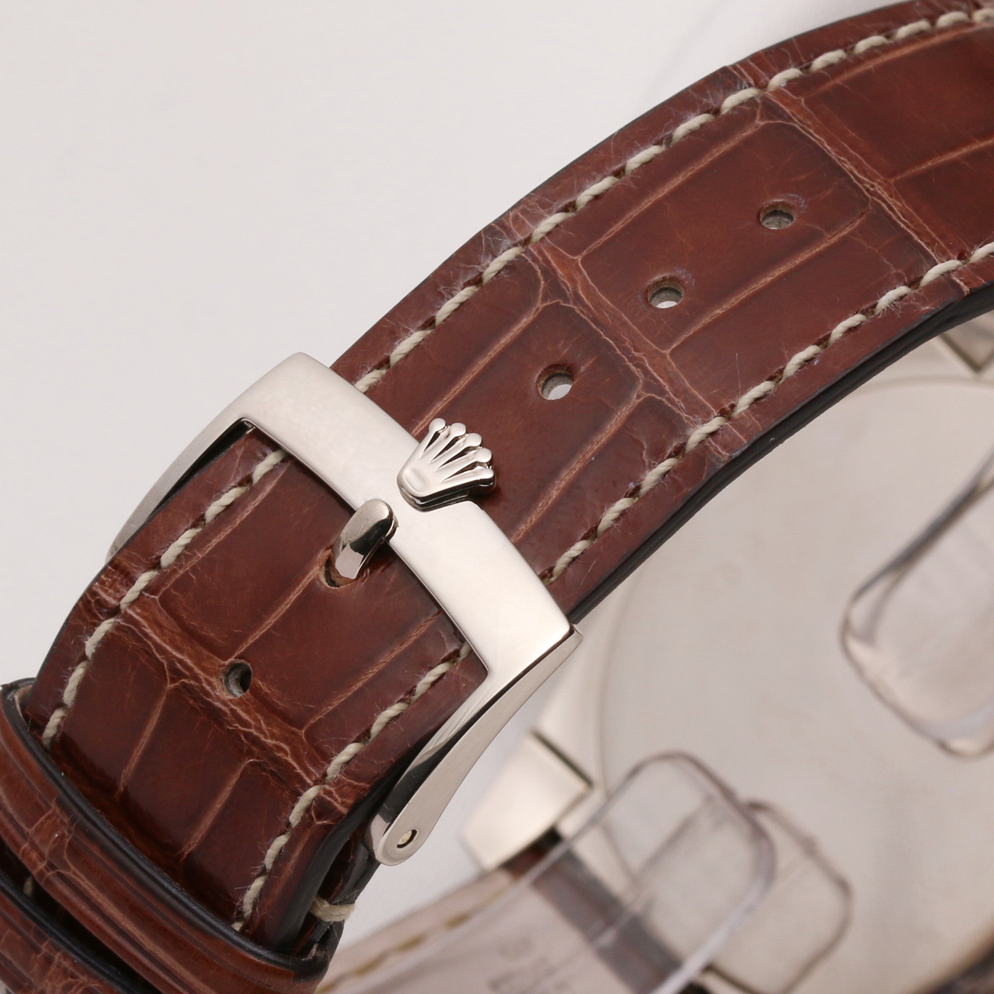 Rolex Cellini 5330 18K White Gold White Dial Second Hand Watch Collectors 6