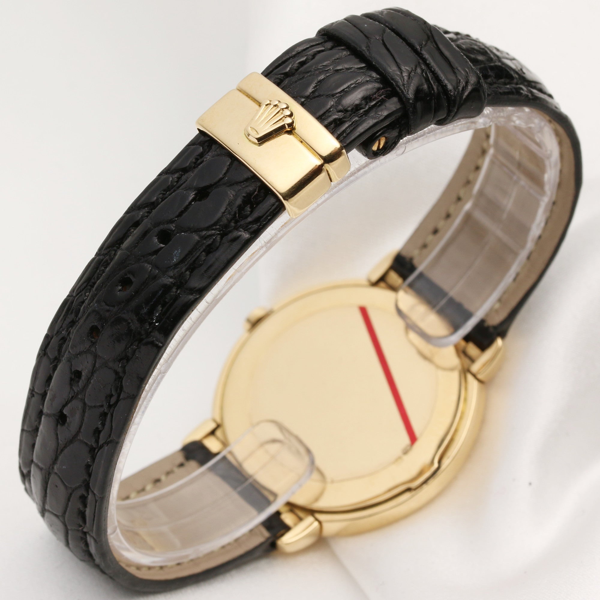 Rolex Cellini 6622 18K Yellow Gold Second Hand Watch Collectors 6