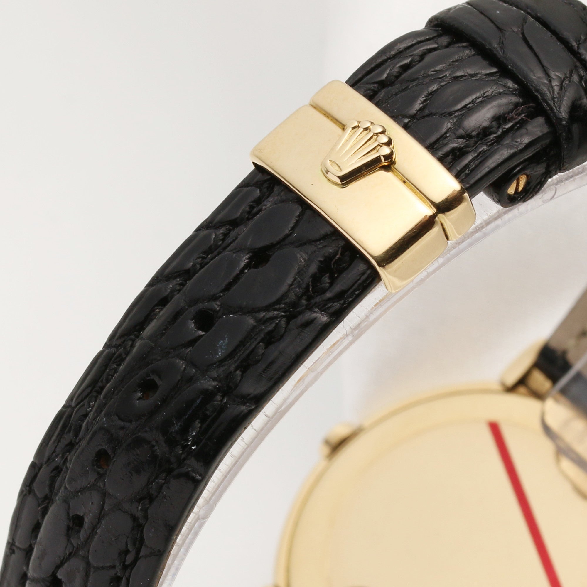 Rolex Cellini 6622 18K Yellow Gold Second Hand Watch Collectors 7