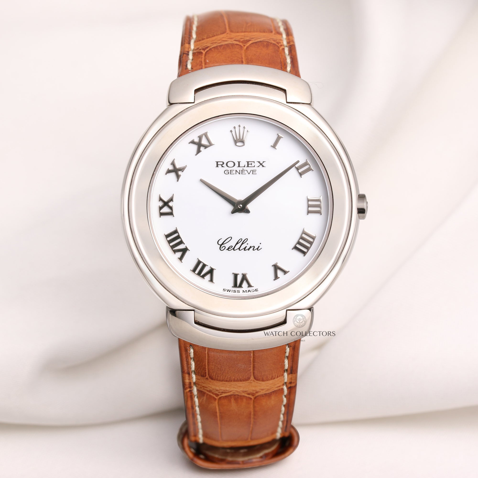 Rolex-Cellini-6623-9-18K-White-Gold-Second-Hand-Watch-Collectors-1