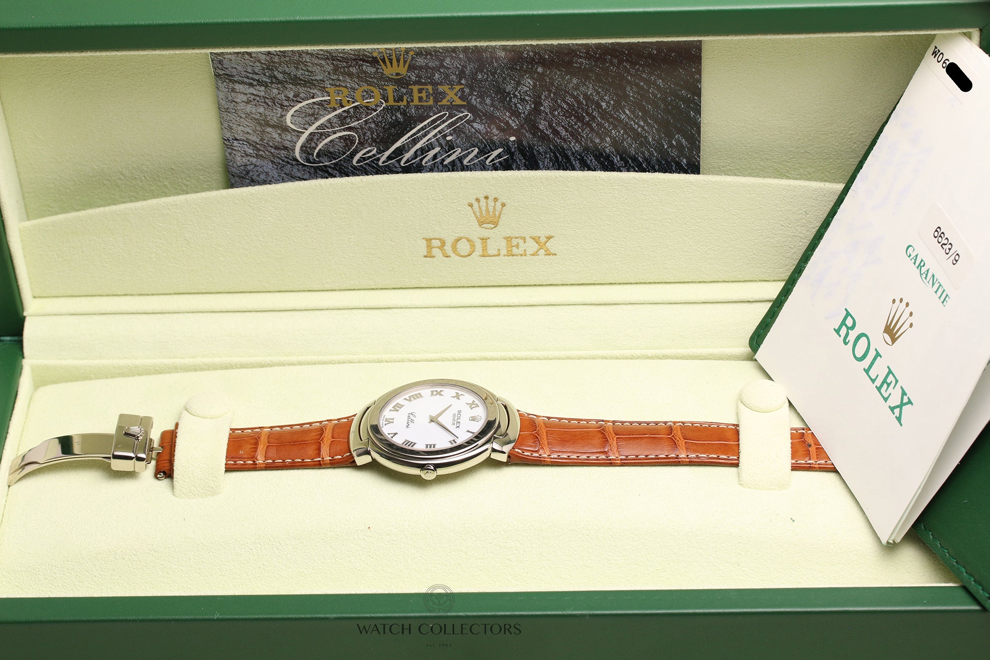 Rolex-Cellini-6623-9-18K-White-Gold-Second-Hand-Watch-Collectors-9
