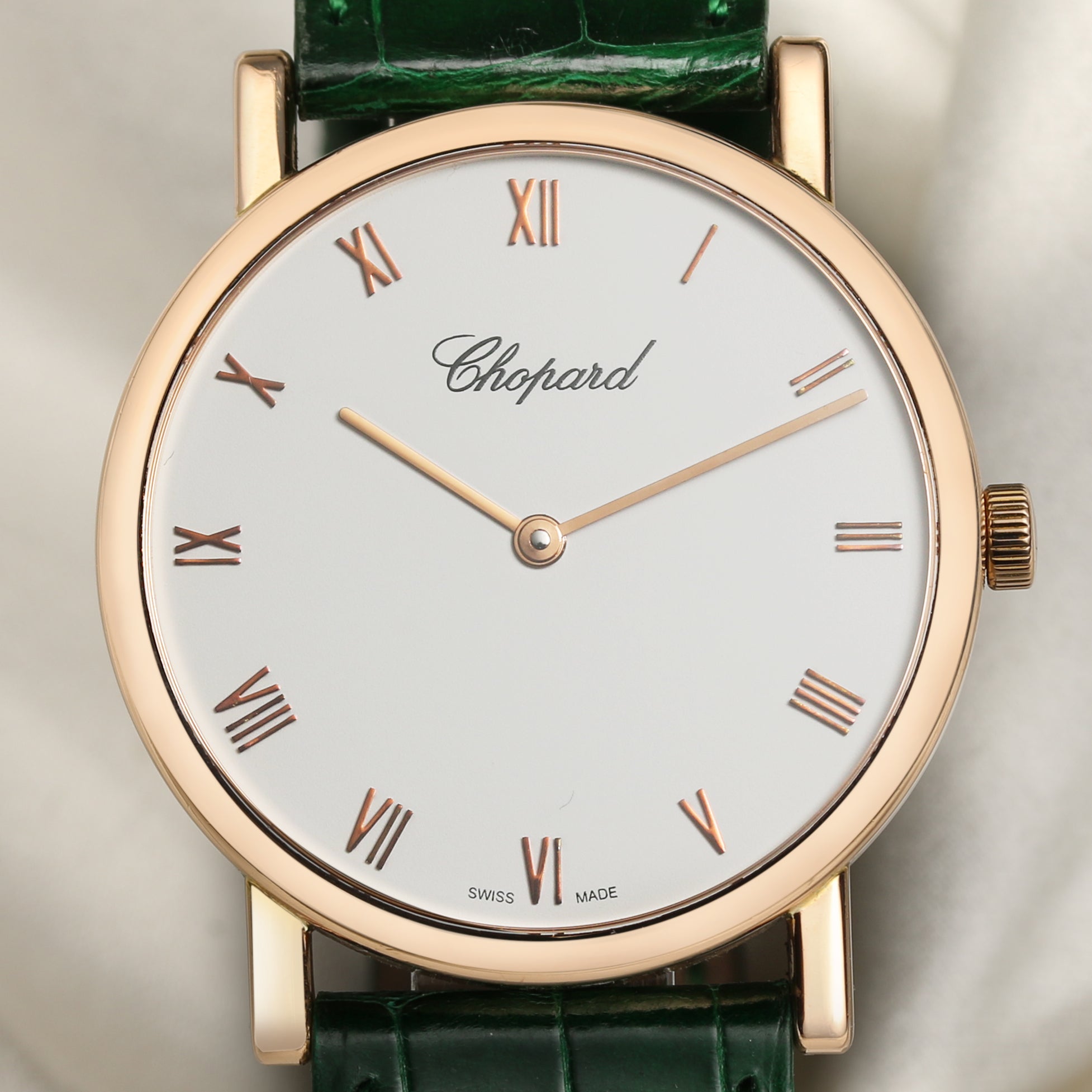 Rolex Chopard 18K Rose Gold Second Hand Watch Collectors 2