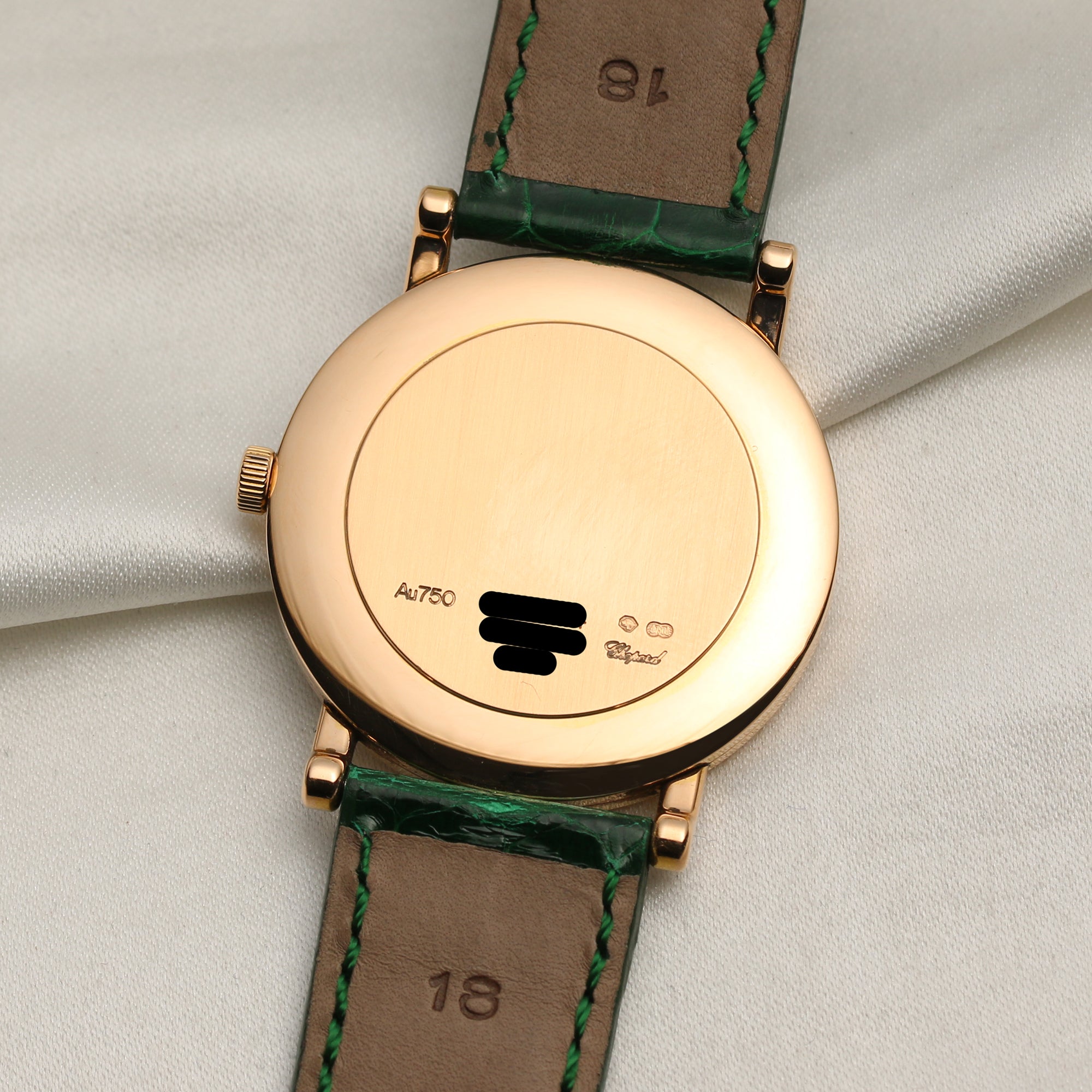 Rolex Chopard 18K Rose Gold Second Hand Watch Collectors 7jpg