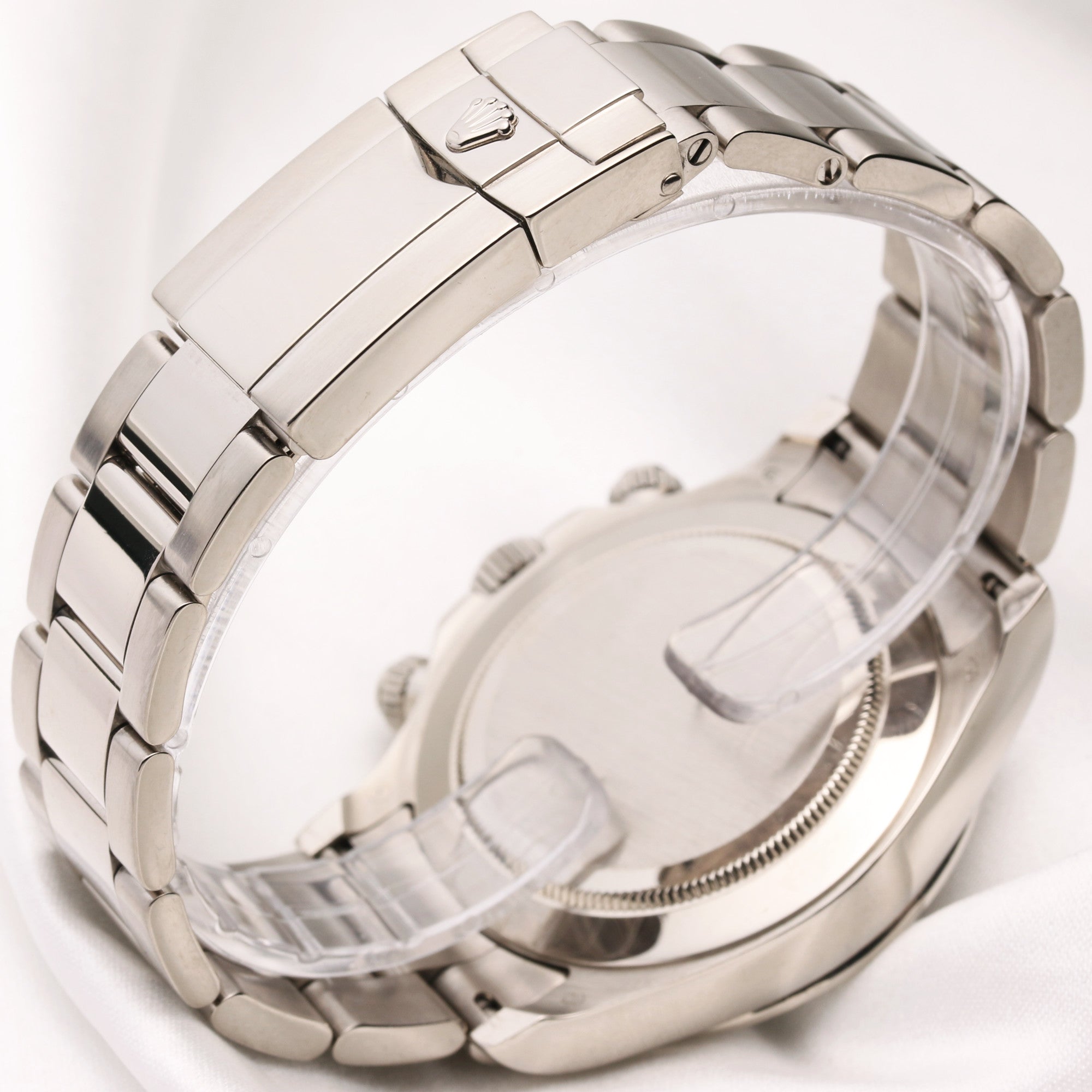 Rolex Cosmograph Daytona 116509 Black Dial 18k White Gold Second Hand Watch Collectors 5