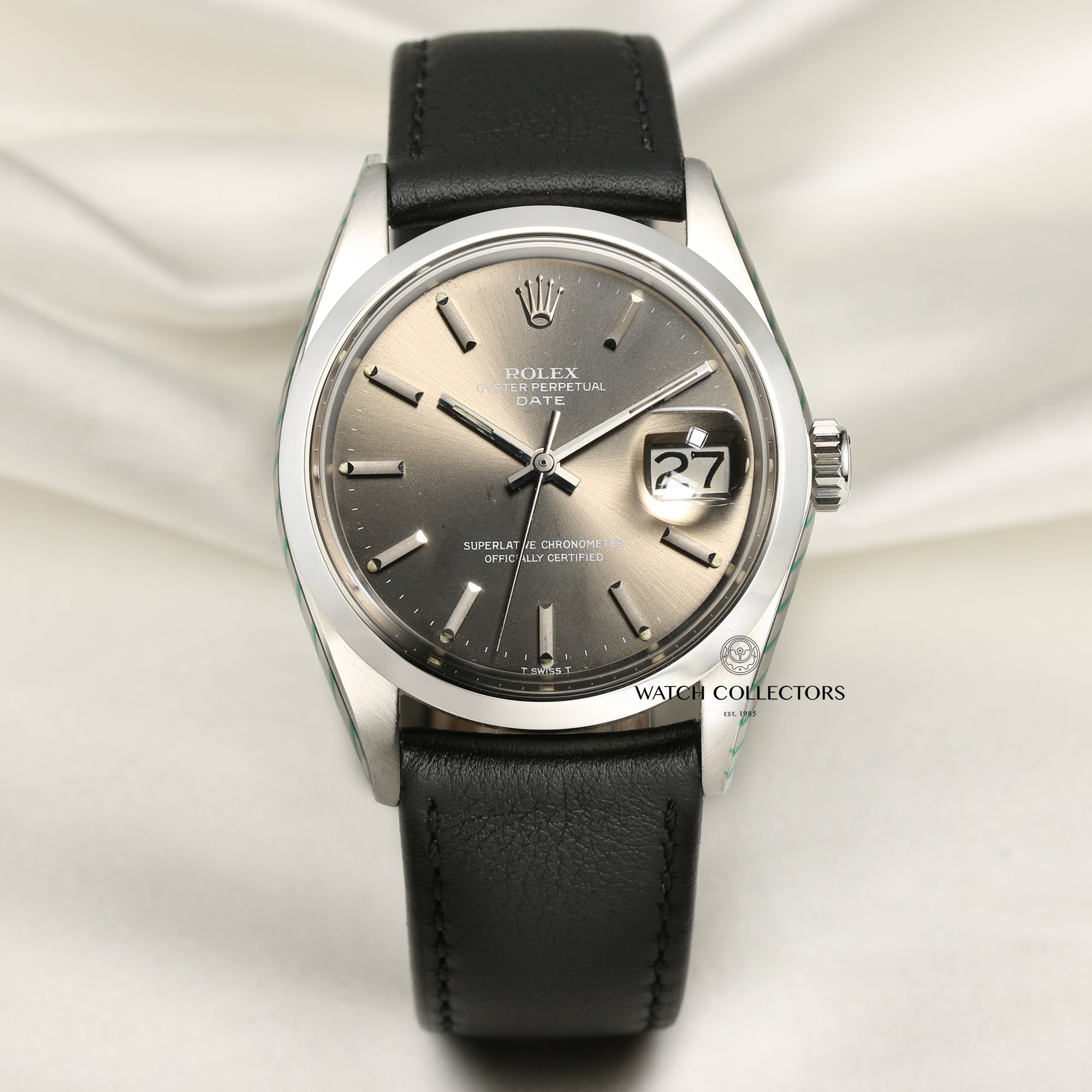 Rolex Date 1500 Stainless Steel Second Hand Watch Collectors 1