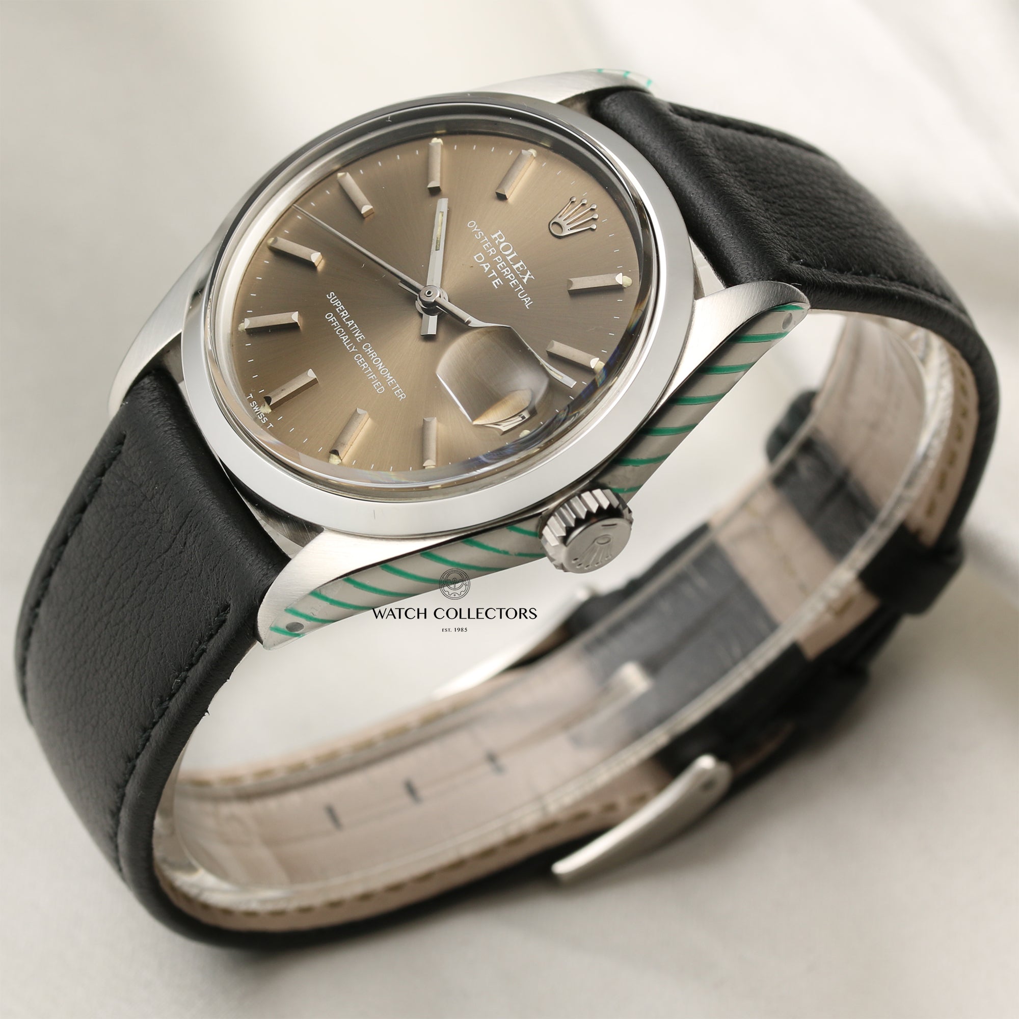 Rolex Date 1500 Stainless Steel Second Hand Watch Collectors 3