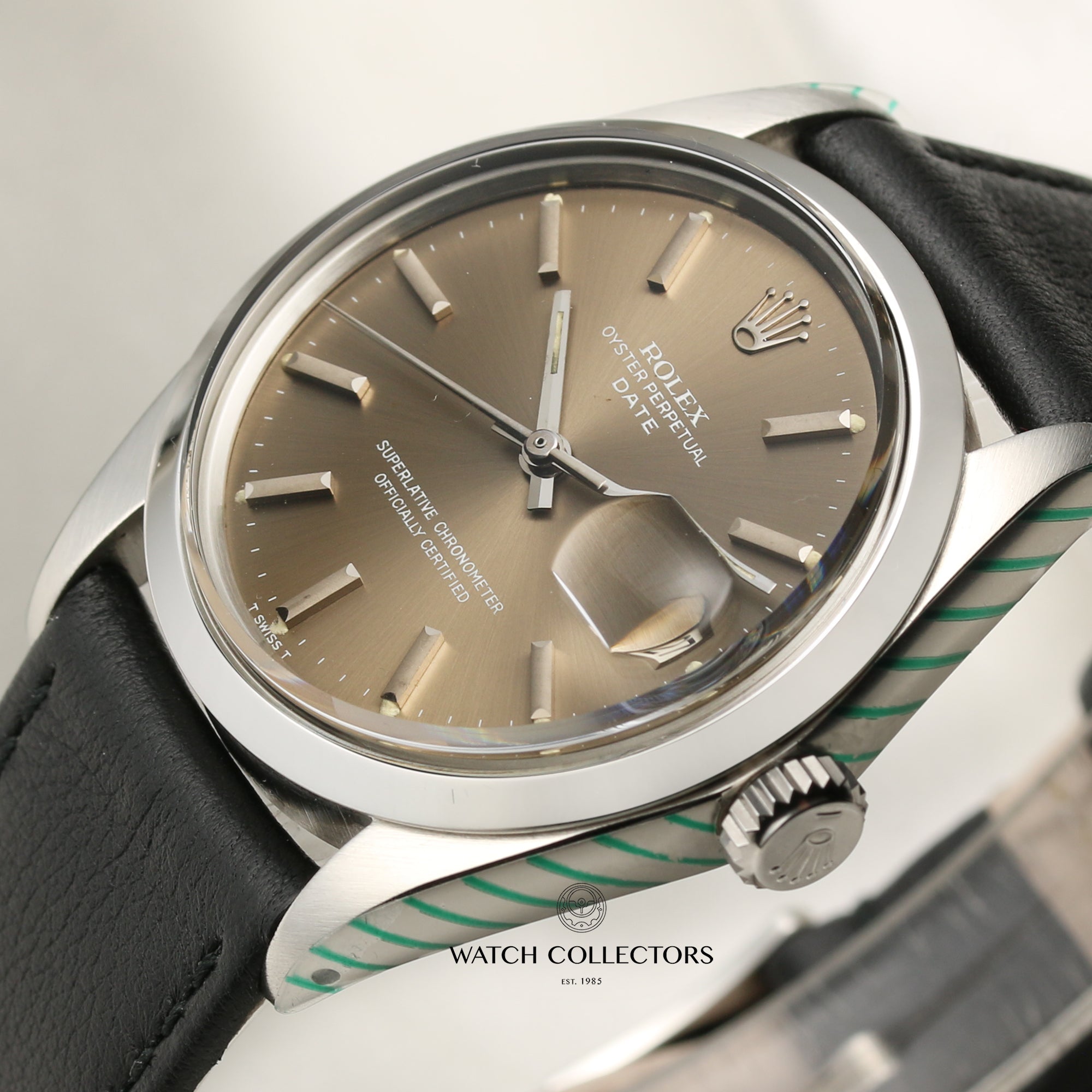 Rolex Date 1500 Stainless Steel Second Hand Watch Collectors 4