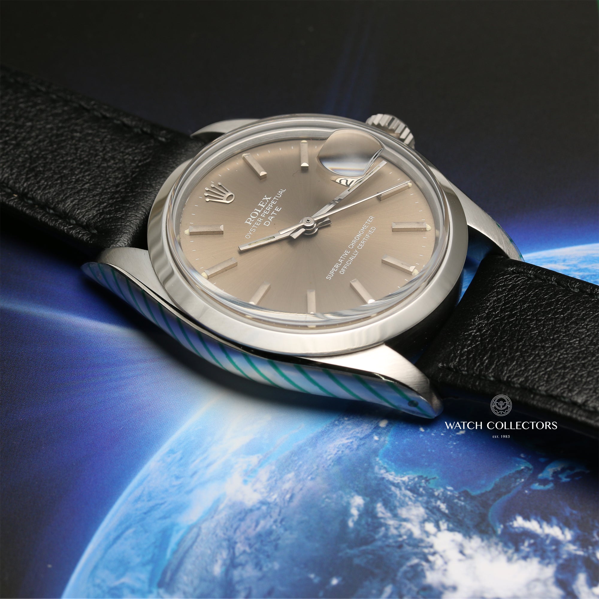 Rolex Date 1500 Stainless Steel Second Hand Watch Collectors 5