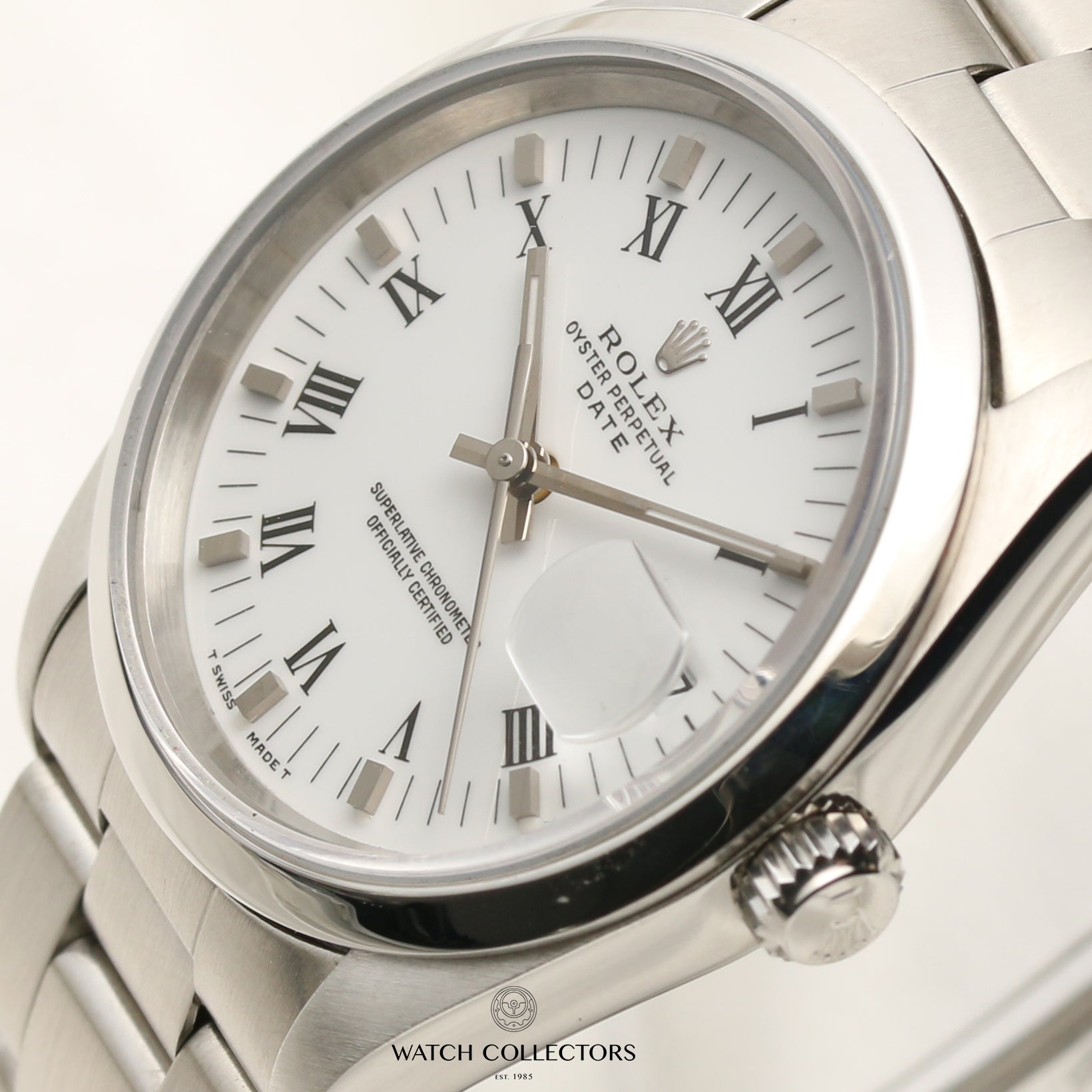 Rolex Date 15200 Stainless Steel Second Hand Watch Collectors 4