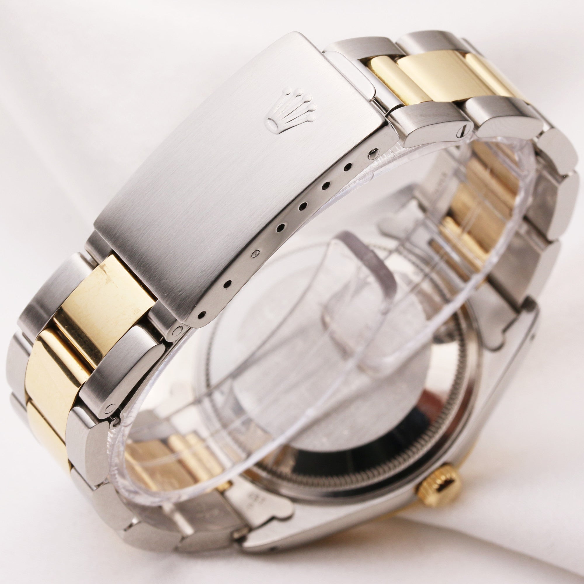 Rolex Date 15223 Steel & Gold White Dial Second Hand Watch Collectors 1 (5)