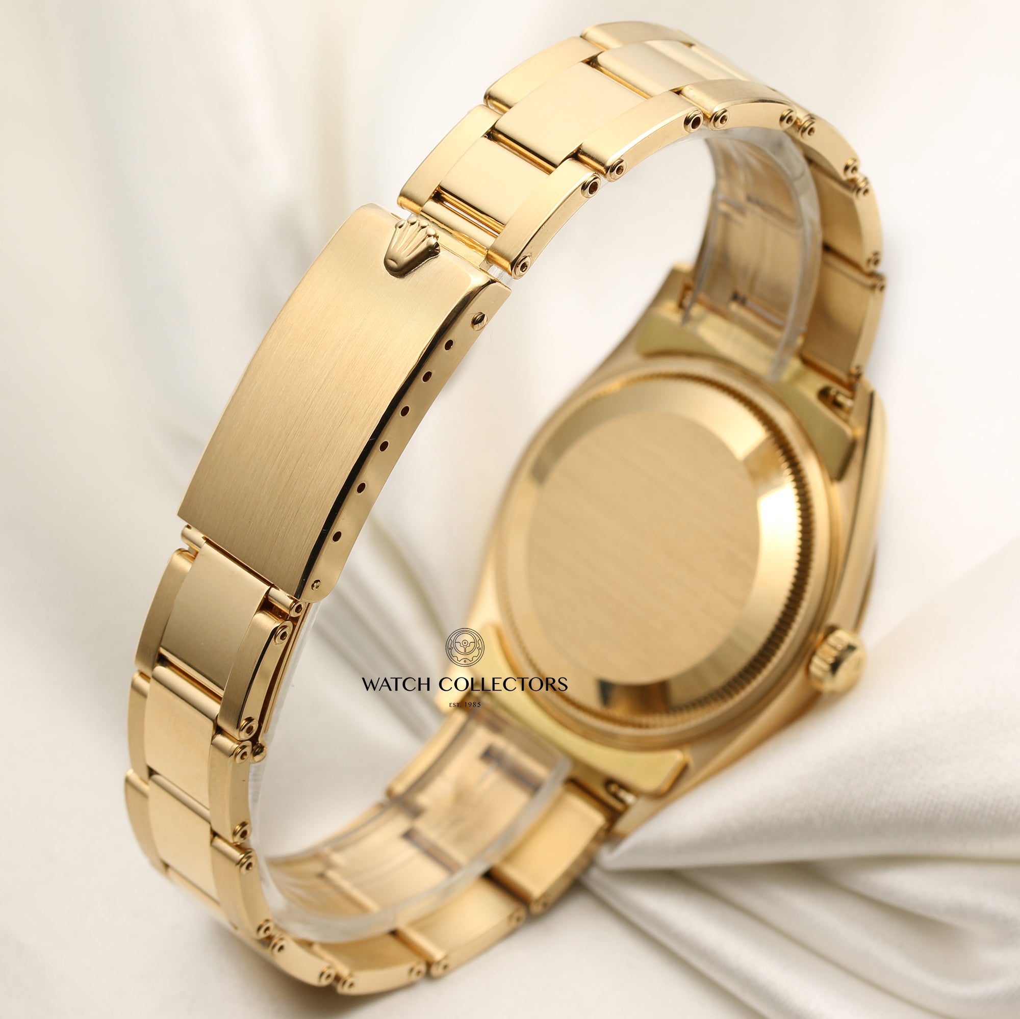 Rolex Date 15238 18K Yellow Gold Second Hand Watch Collectors 6