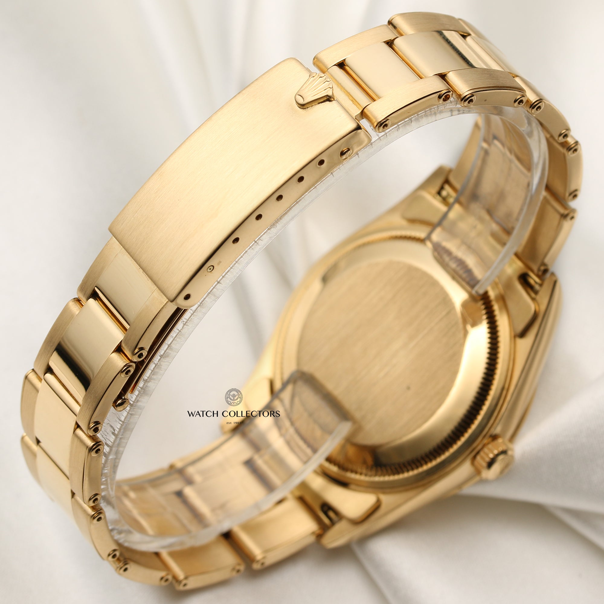 Rolex Date 15238 18K Yellow Gold Second Hand Watch Collectors 7