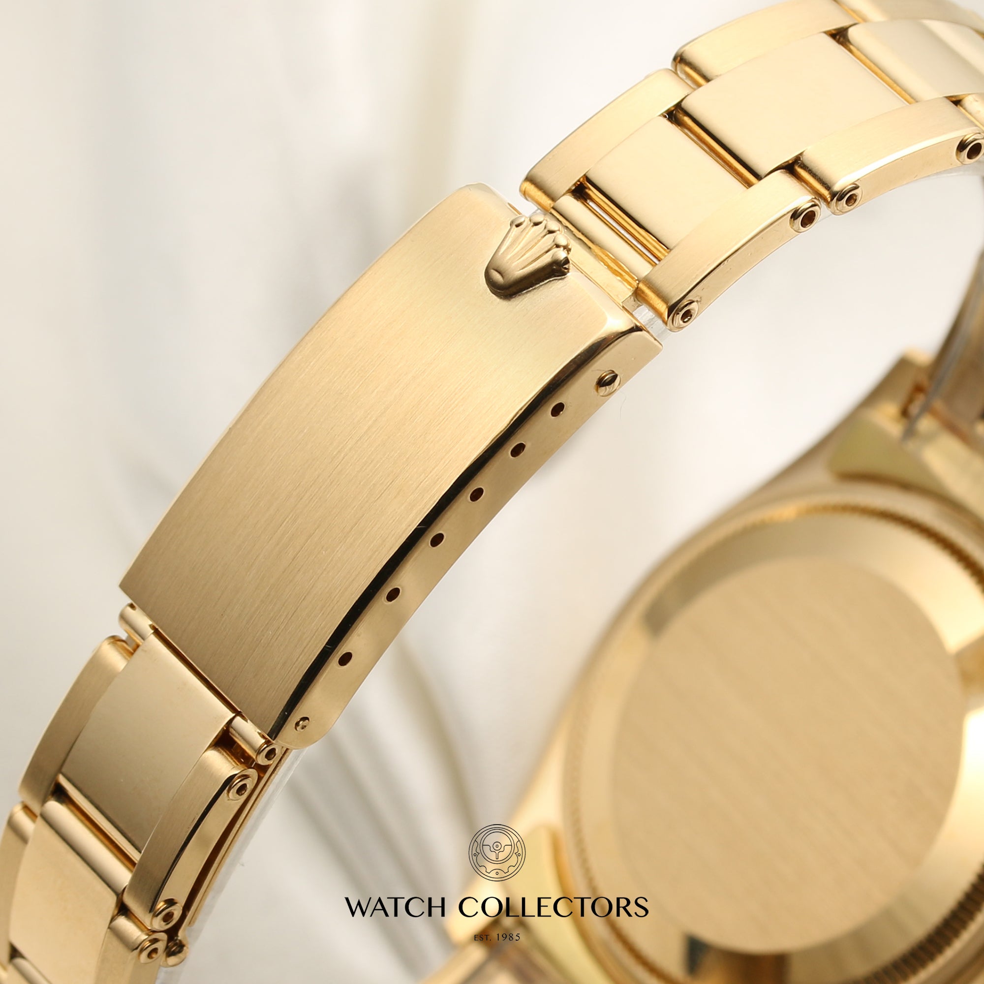 Rolex Date 15238 18K Yellow Gold Second Hand Watch Collectors 8