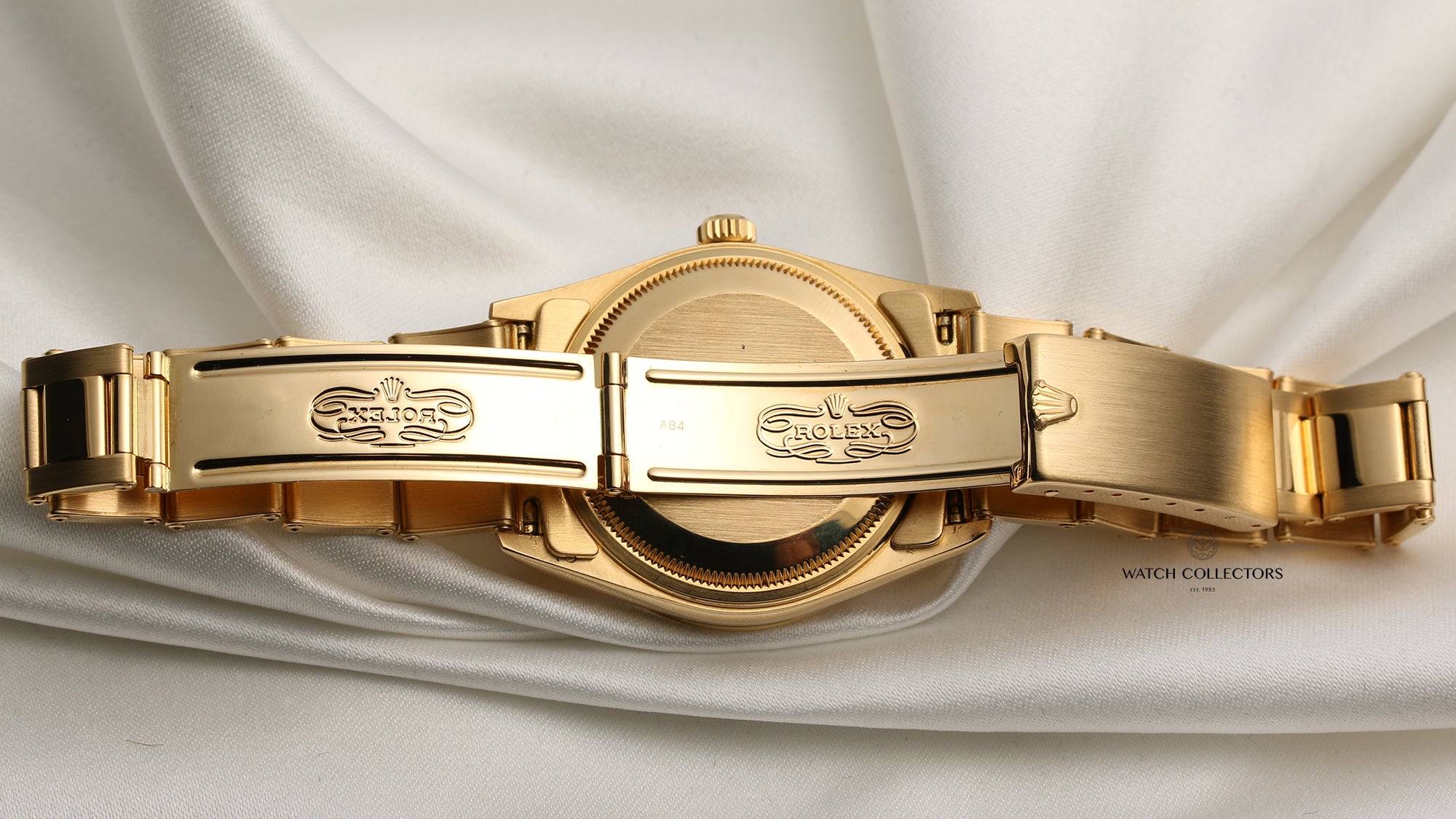 Rolex Date 15238 18K Yellow Gold Second Hand Watch Collectors 9