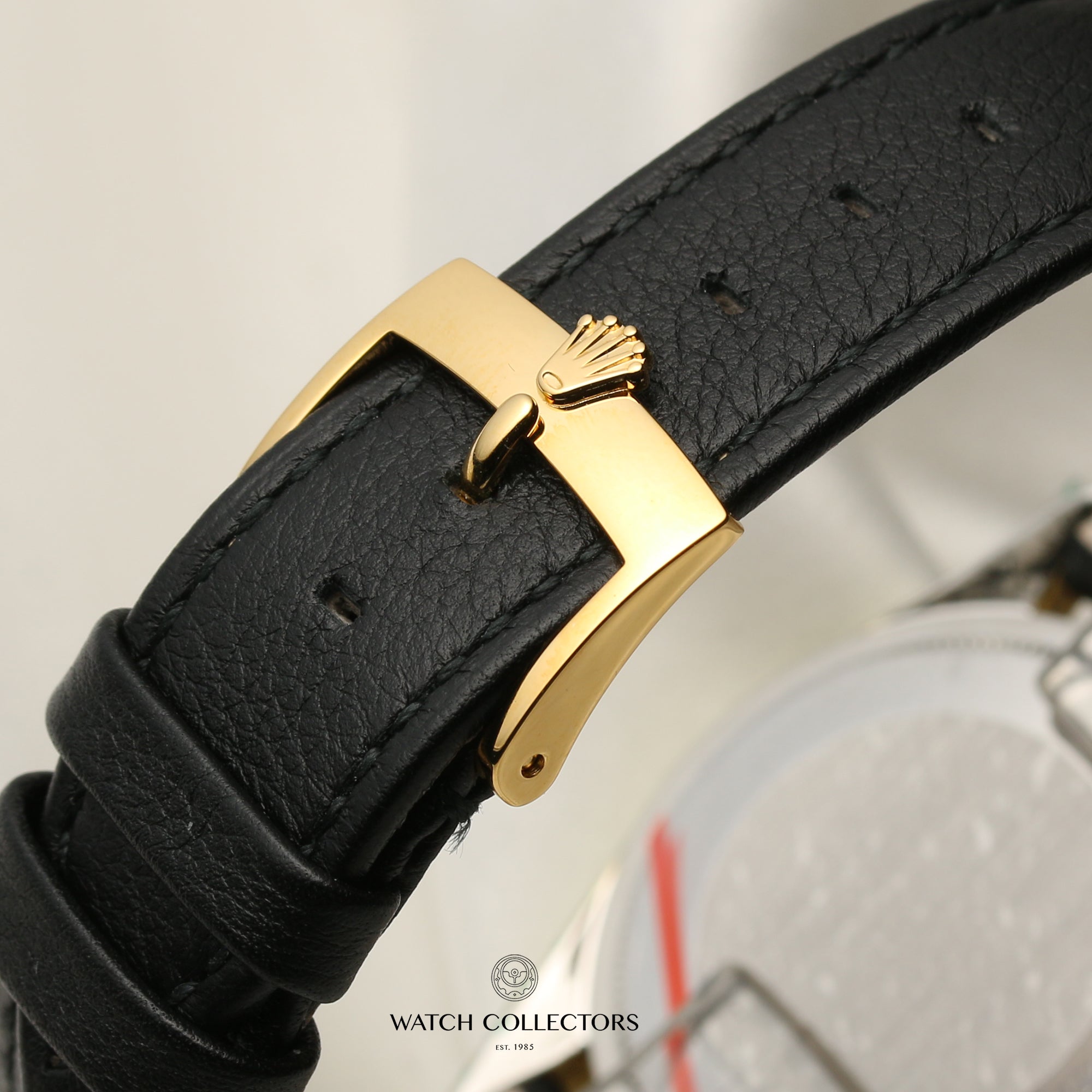 Rolex Date 1550 Gold Plaque Second Hand Watch Collectors 9