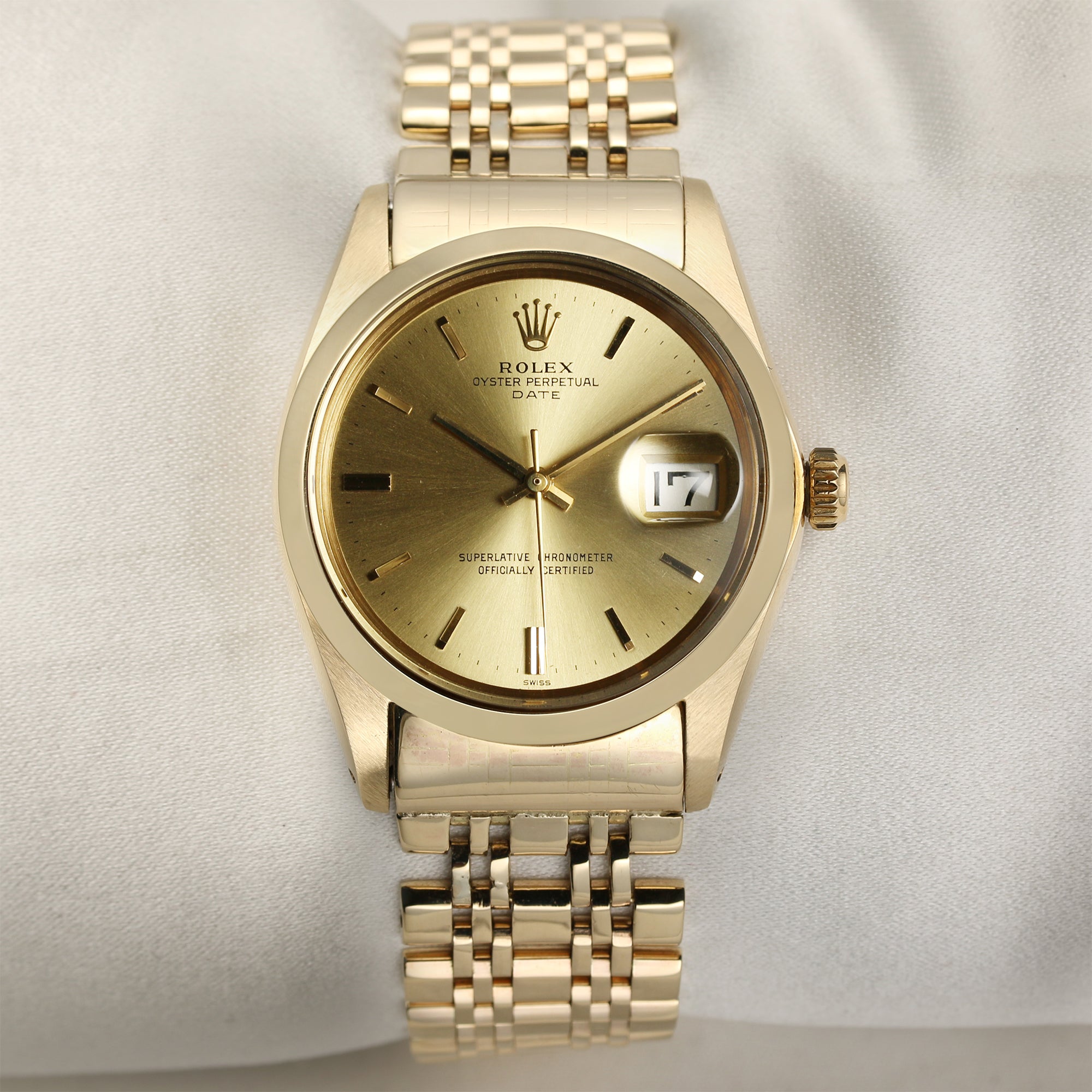 Rolex-Date-18K-Yellow-Gold-Second-Hand-Watch-Collectors-1