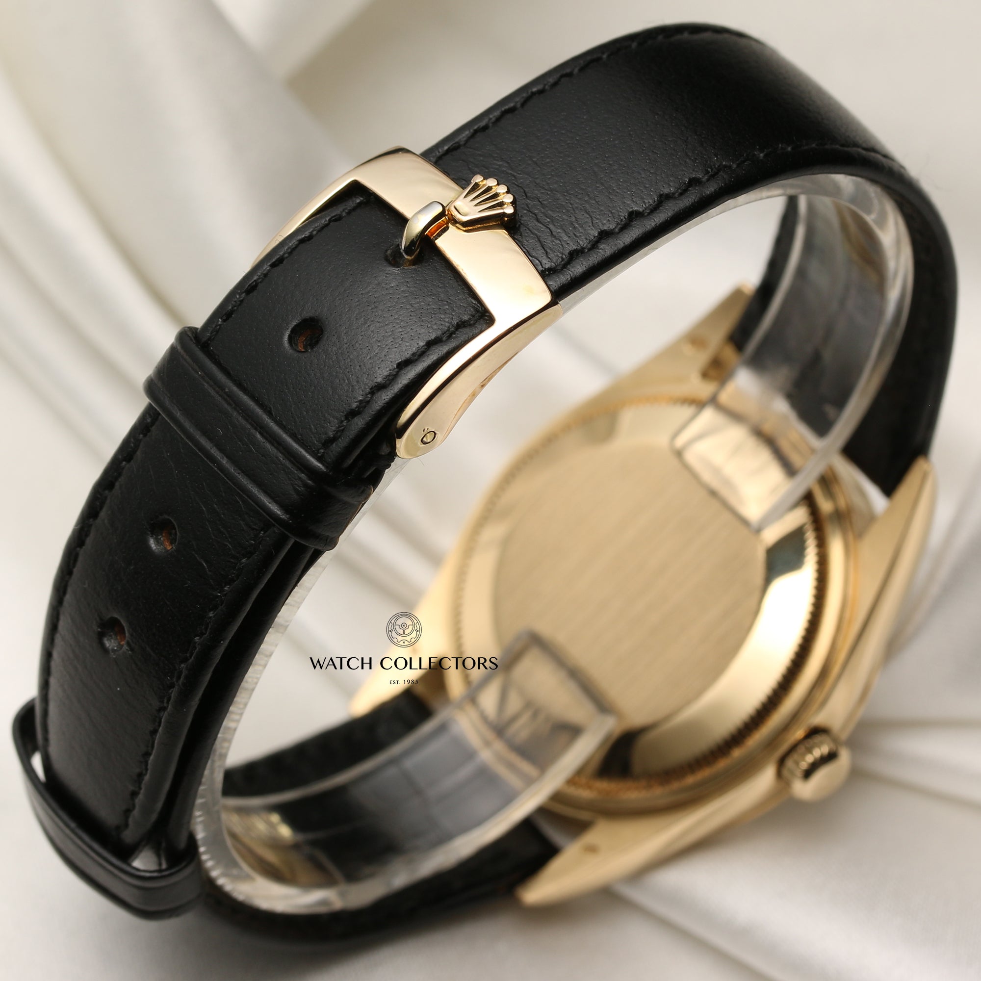 Rolex Date 18K Yellow Gold Second Hand Watch Collectors 5