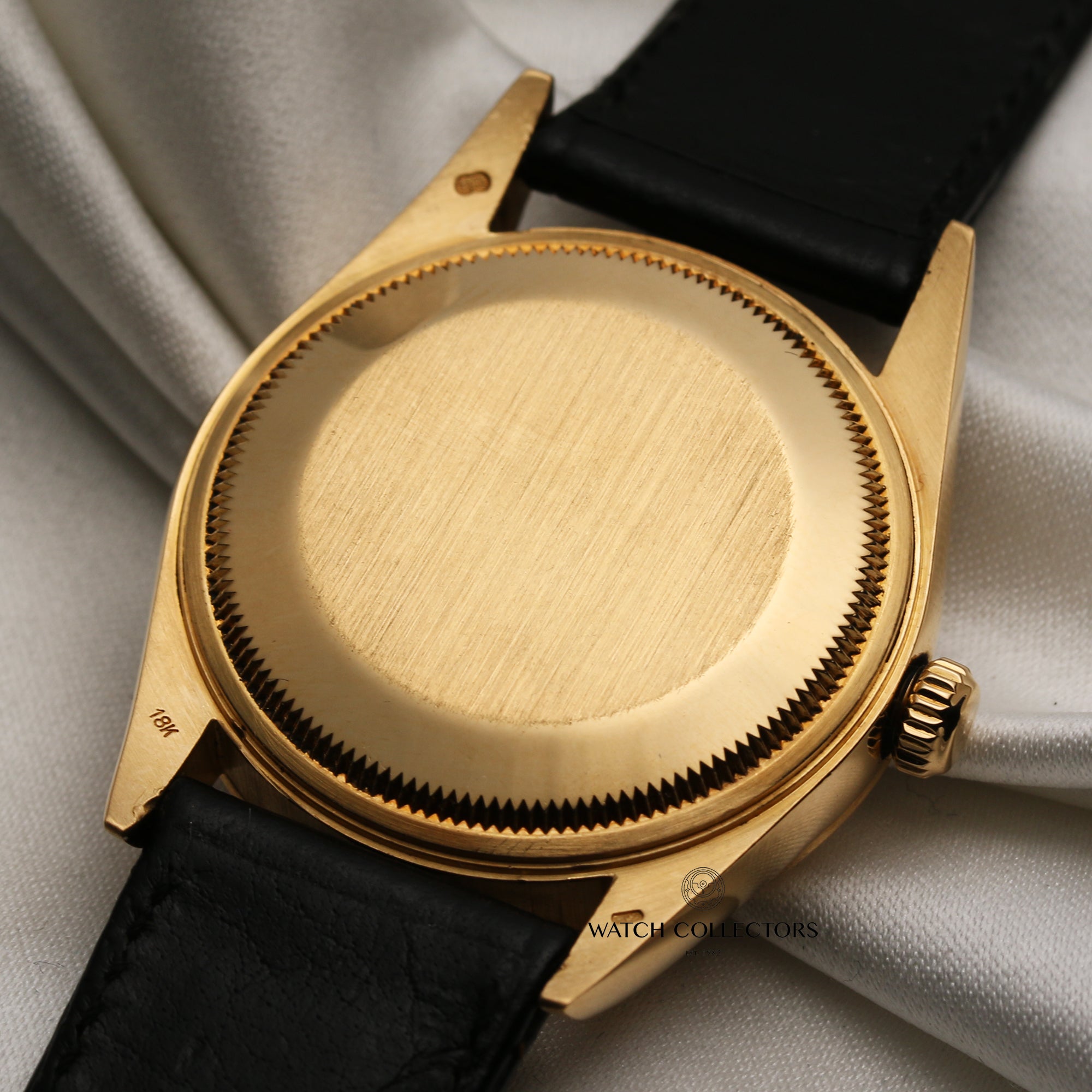 Rolex Date 18K Yellow Gold Second Hand Watch Collectors 6