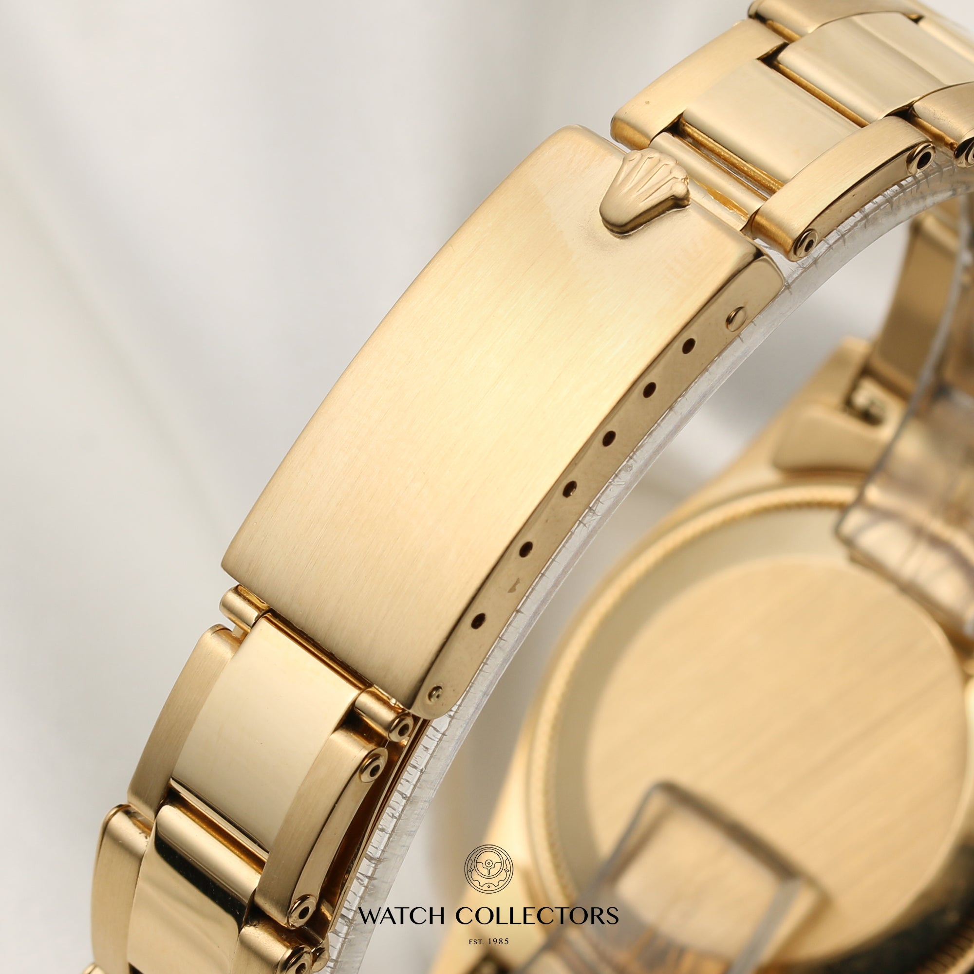 Rolex Date 18K Yellow Gold Second Hand Watch Collectors 8